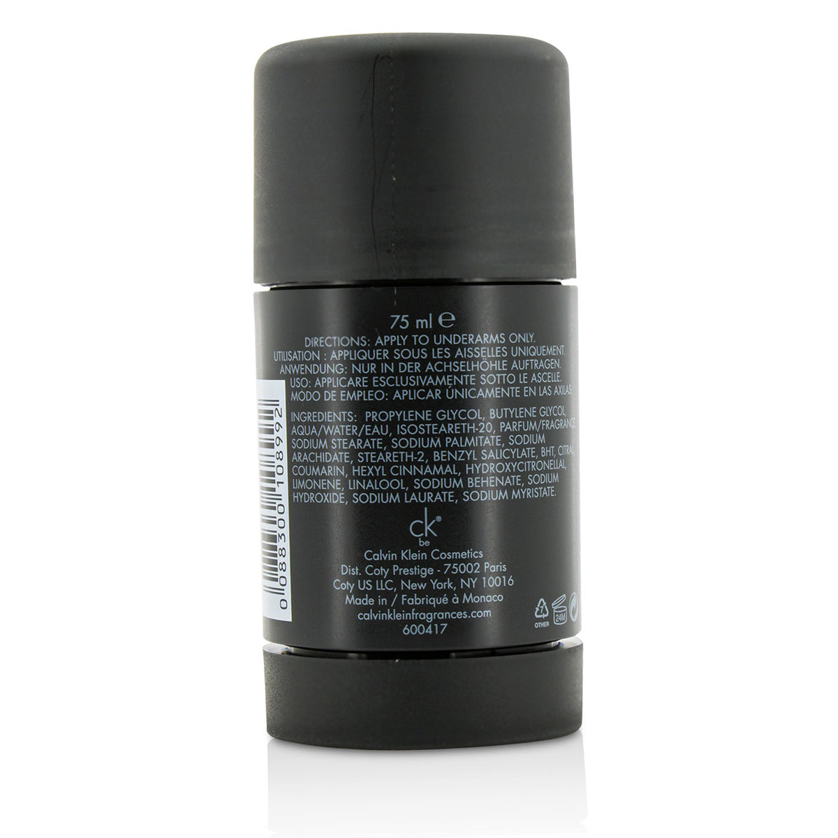 Calvin Klein CK Be Deodorant Stick 75ml/2.6oz