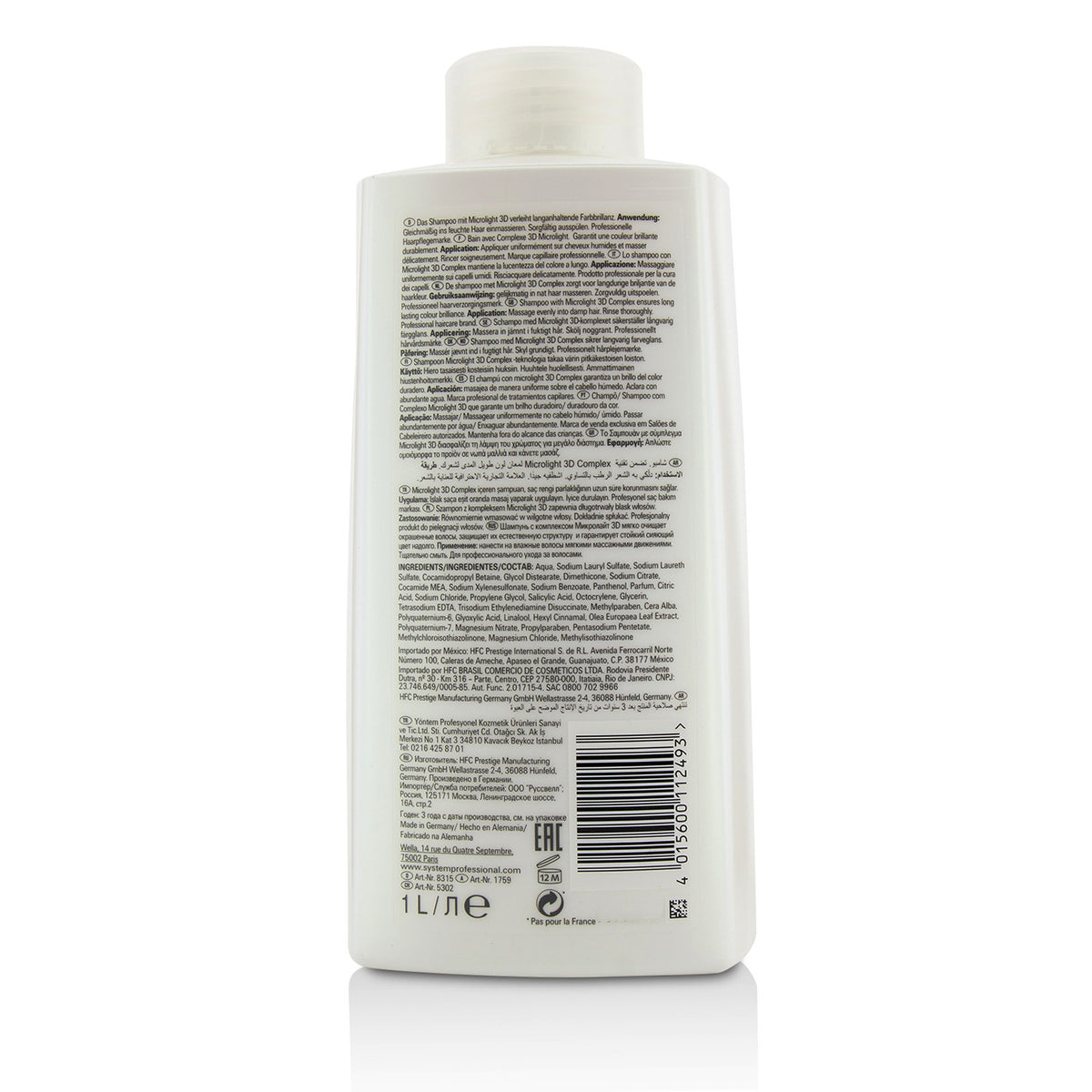 Wella SP Color Save Shampoo (For Coloured Hair) 1000ml/33.8oz
