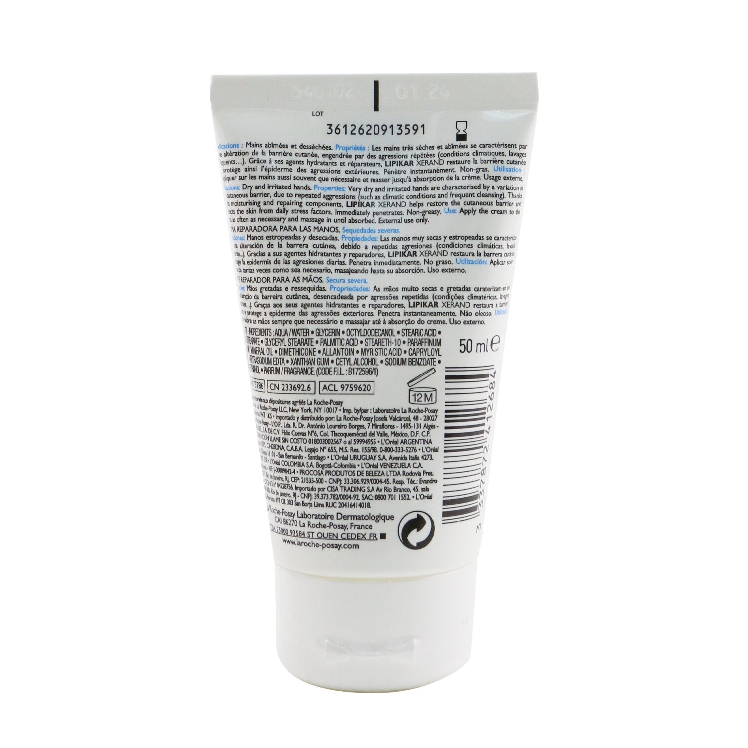 La Roche Posay Lipikar Xerand Hand Repair Cream (Severely Dry Skin) 50ml/1.69oz