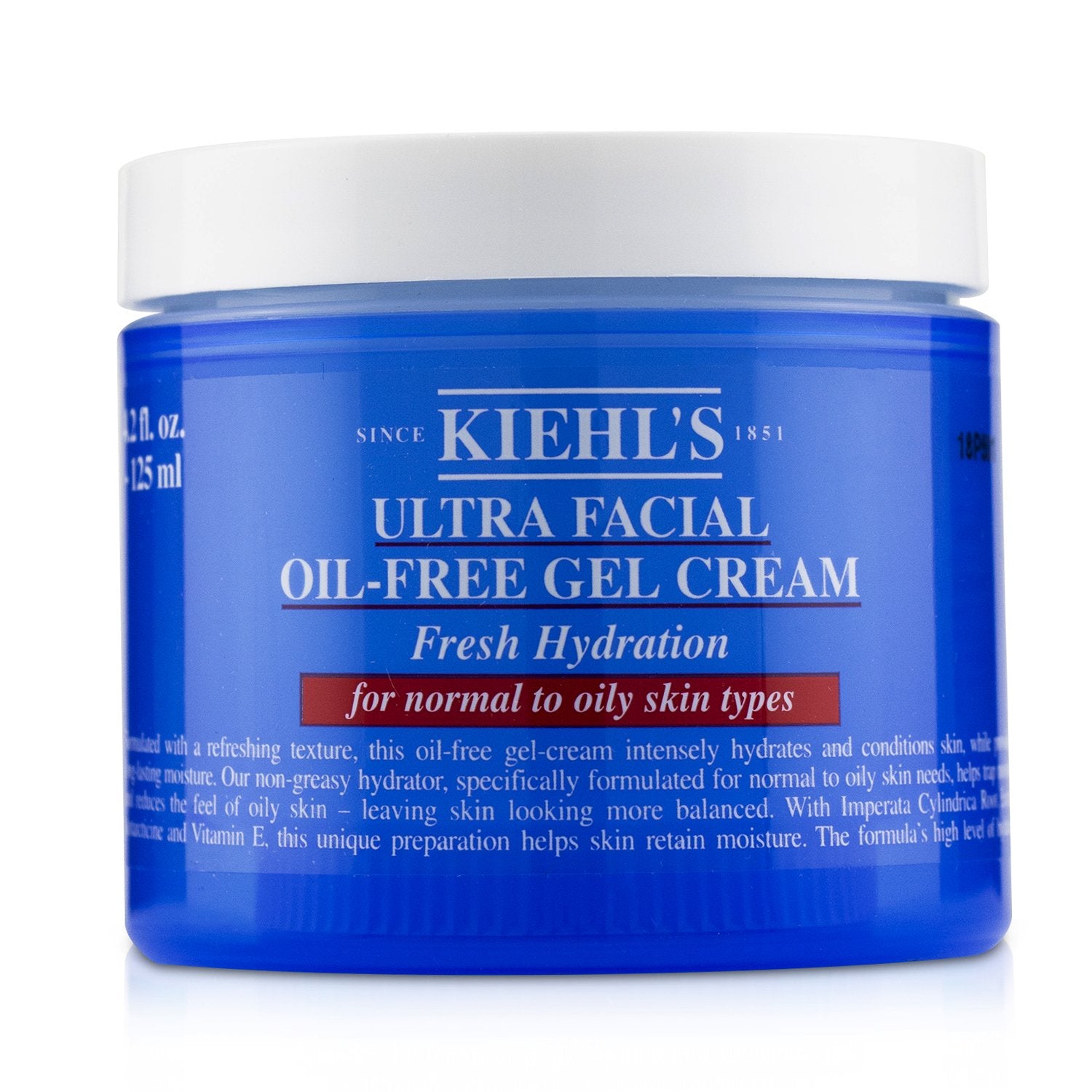 Kiehl's Ultra Facial Oil-Free Gel Cream - For Normal to Oily Skin Types 125ml/4.