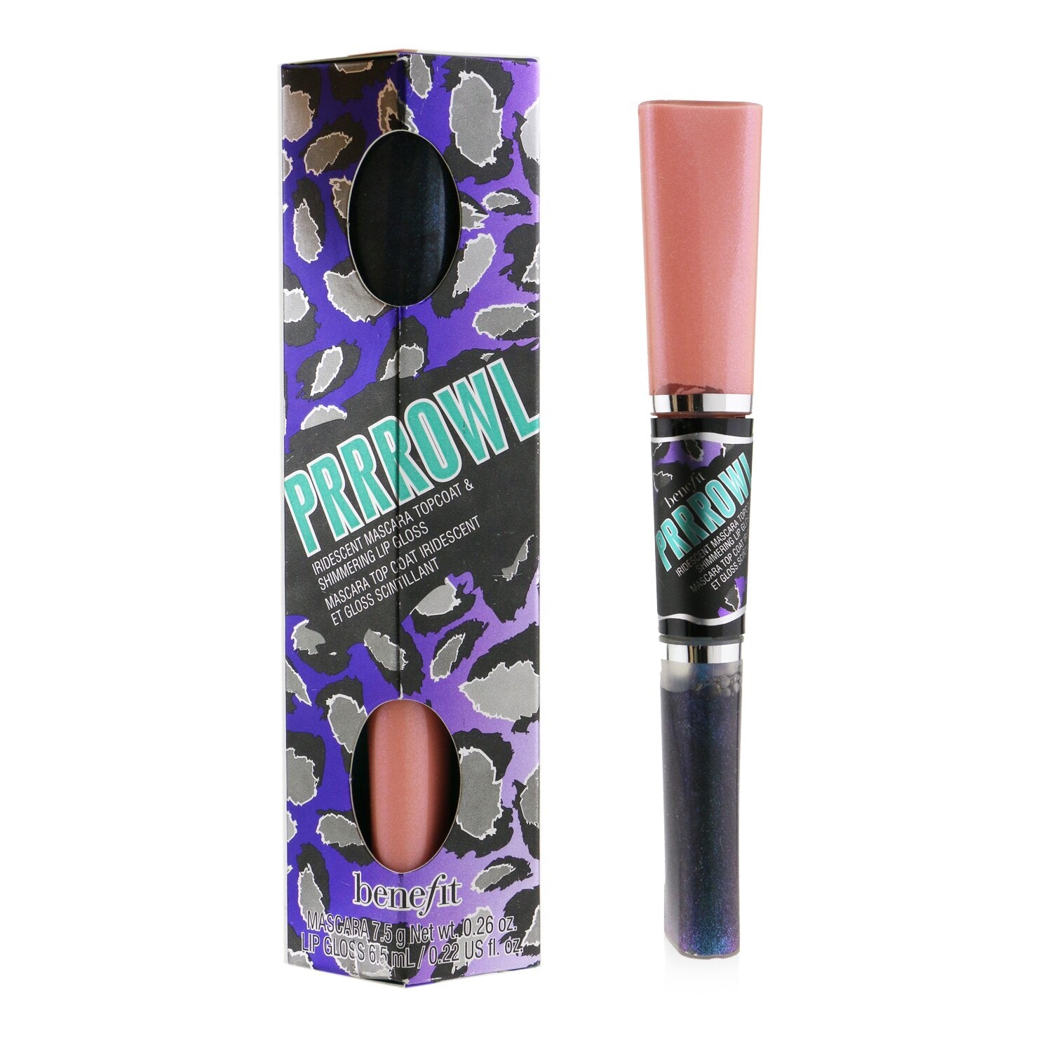 Benefit Prrrowl Iridescent Mascara Topcoat & Shimmering Lip Gloss -