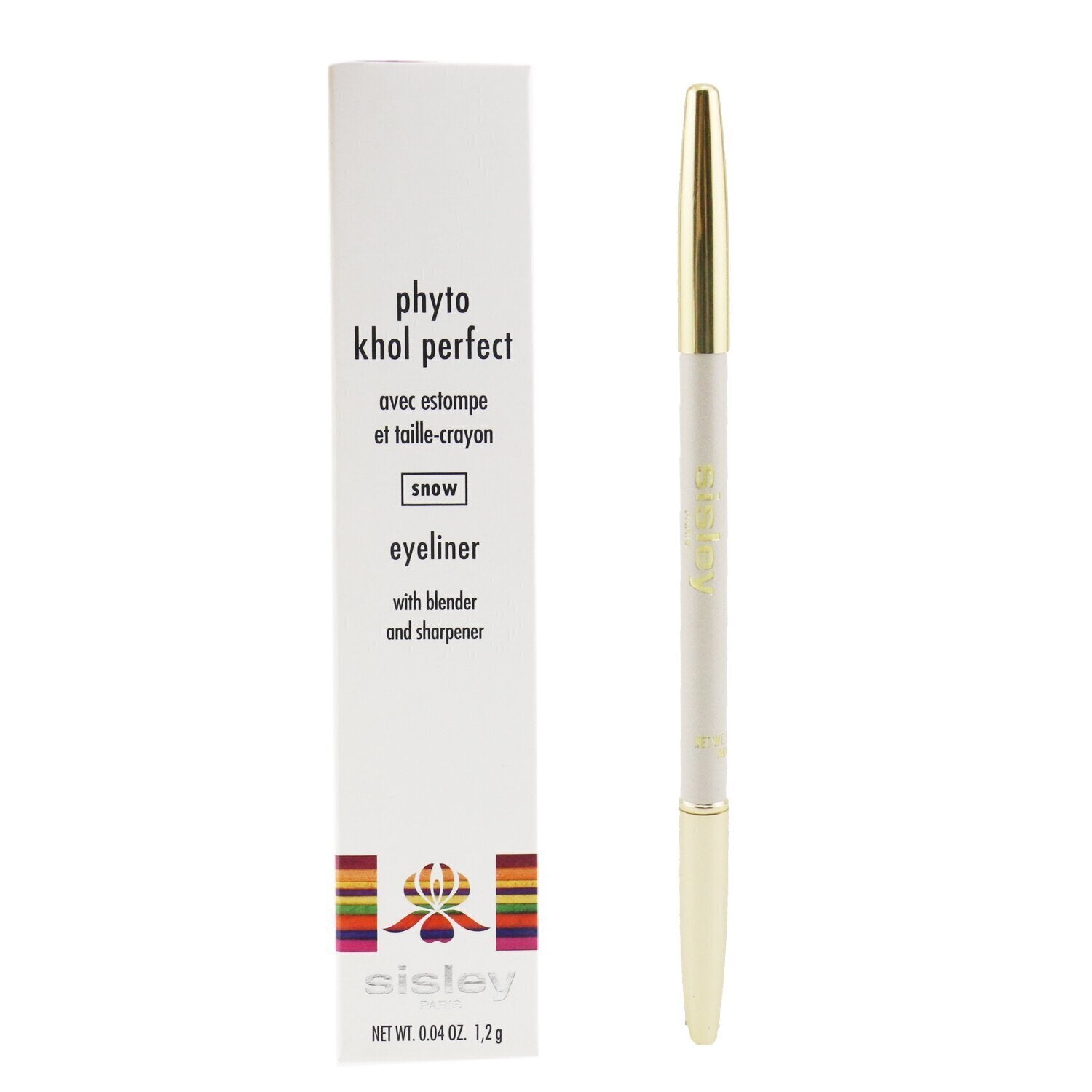 Sisley Phyto Khol Perfect Eyeliner (With Blender and Sharpener) - # Snow 1.2g/0.