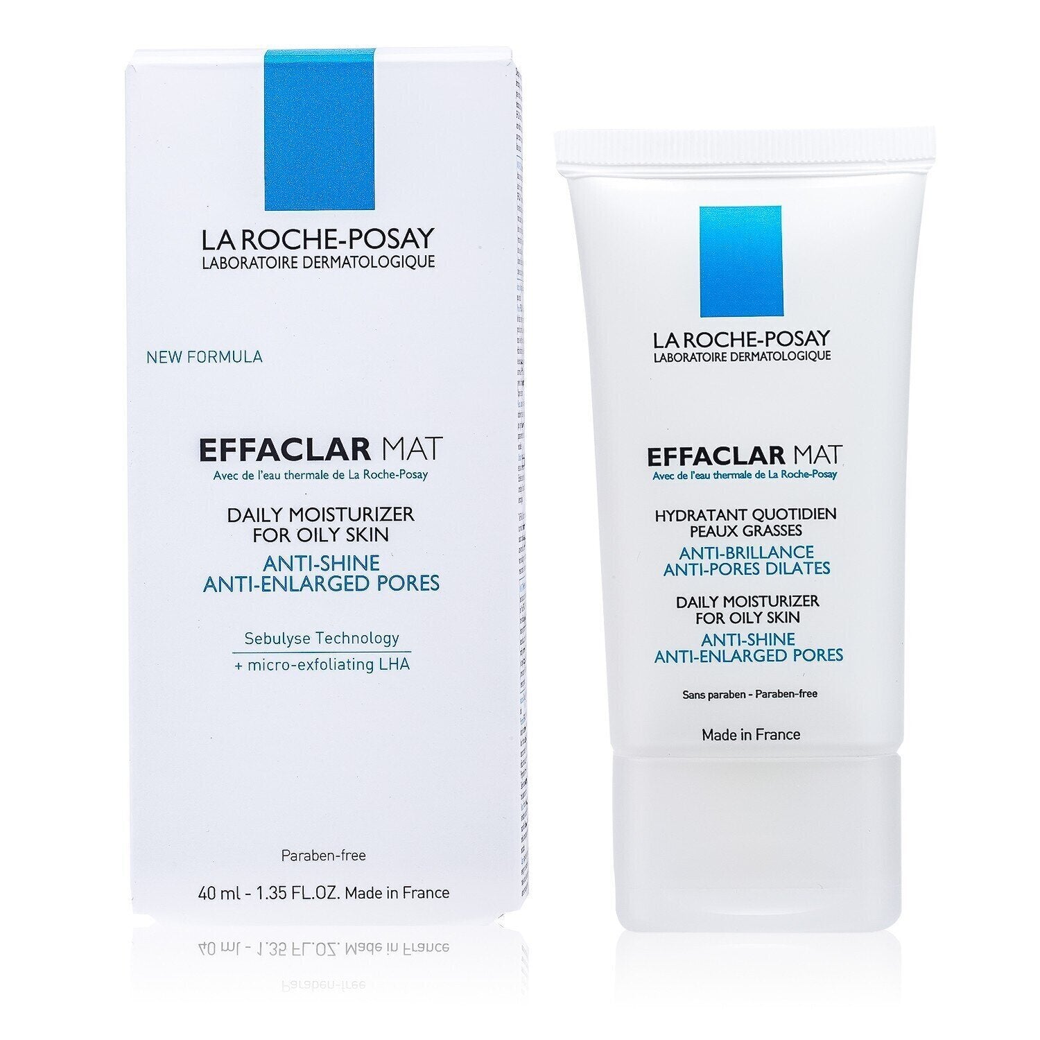 La Roche Posay Effaclar Mat Daily Moisturizer (New Formula, For Oily Skin) 40ml/