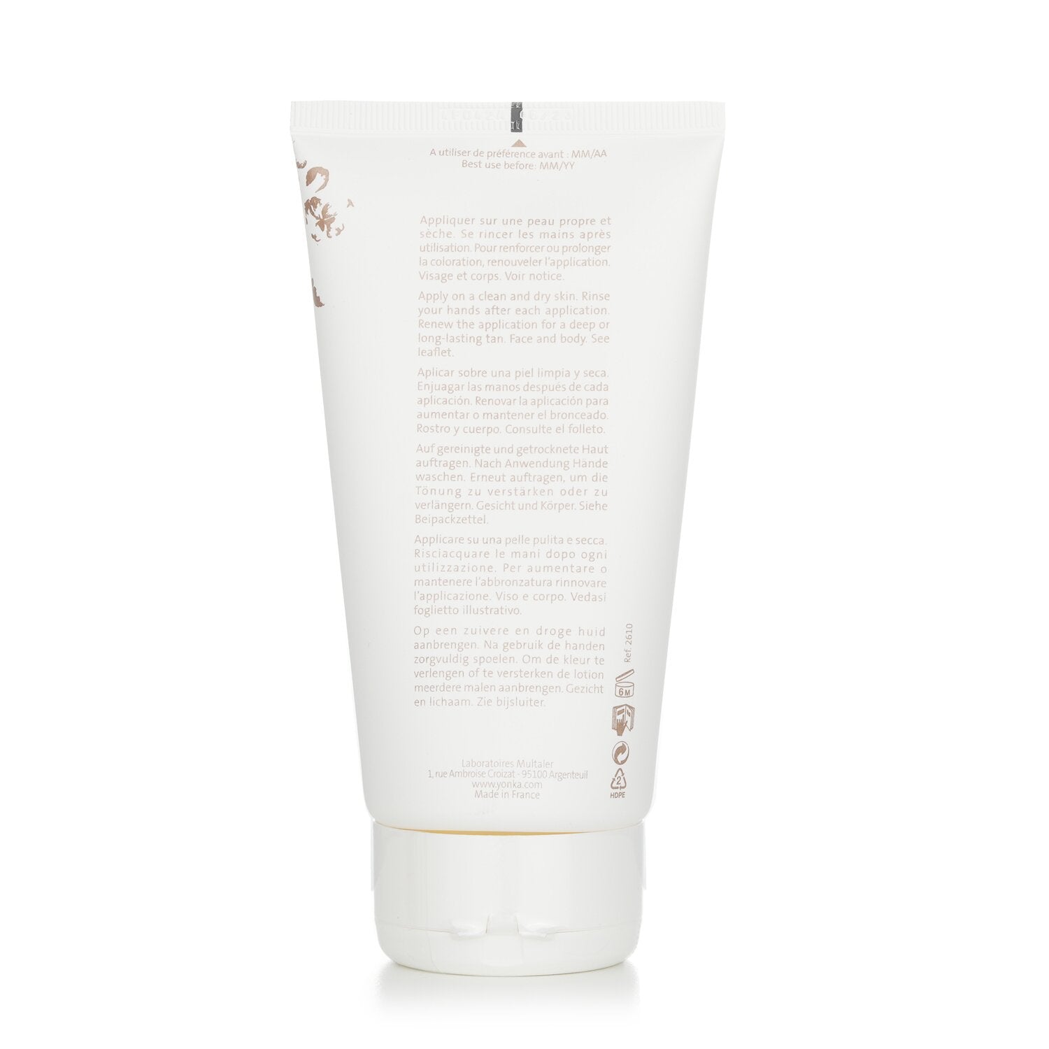 Yonka Solar Care Lait Auto-Bronzant - Hydrating, Nourishing Self-Tanning Milk Wi