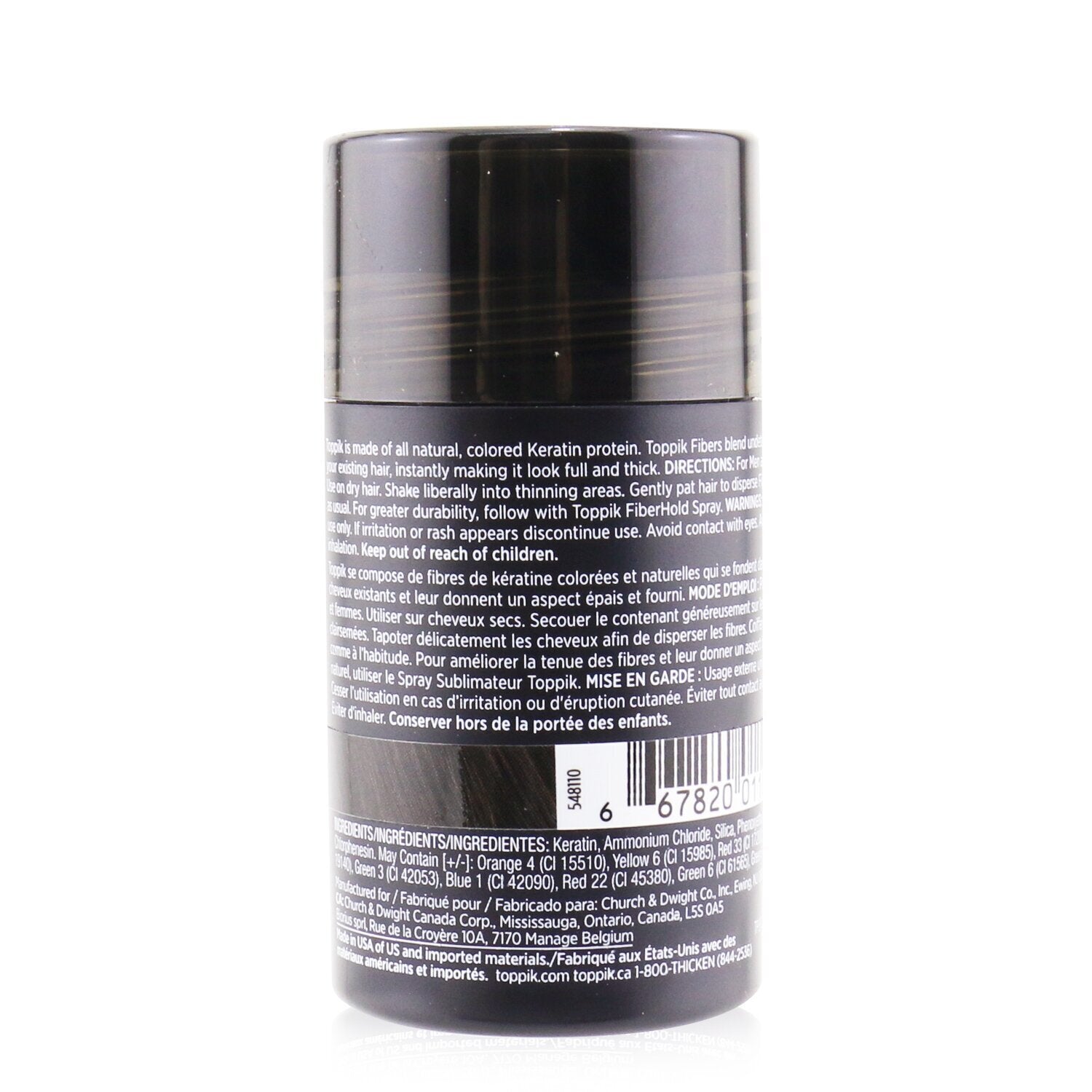 Toppik Hair Building Fibers - # Dark Brown 12g/0.42oz