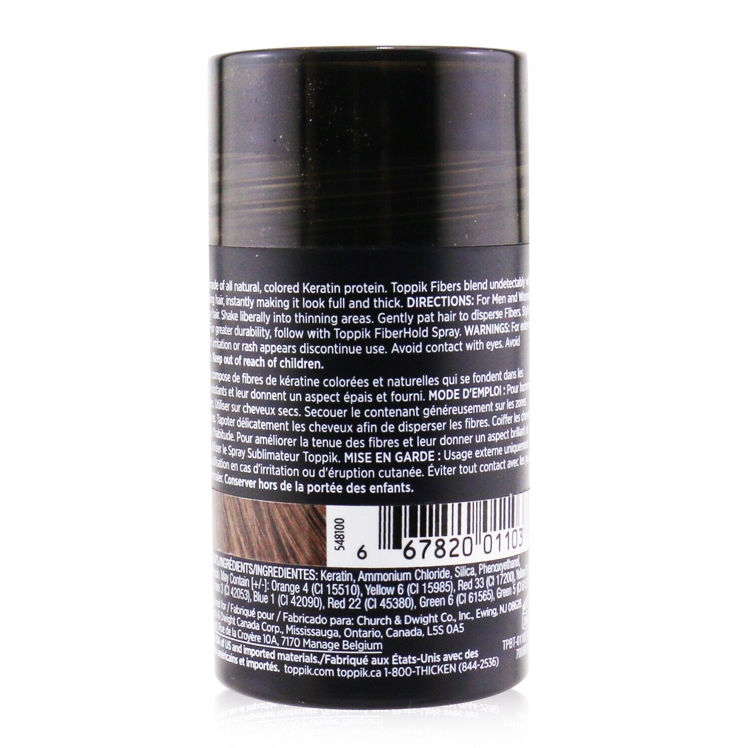 Toppik Hair Building Fibers - # Medium Brown 12g/0.42oz