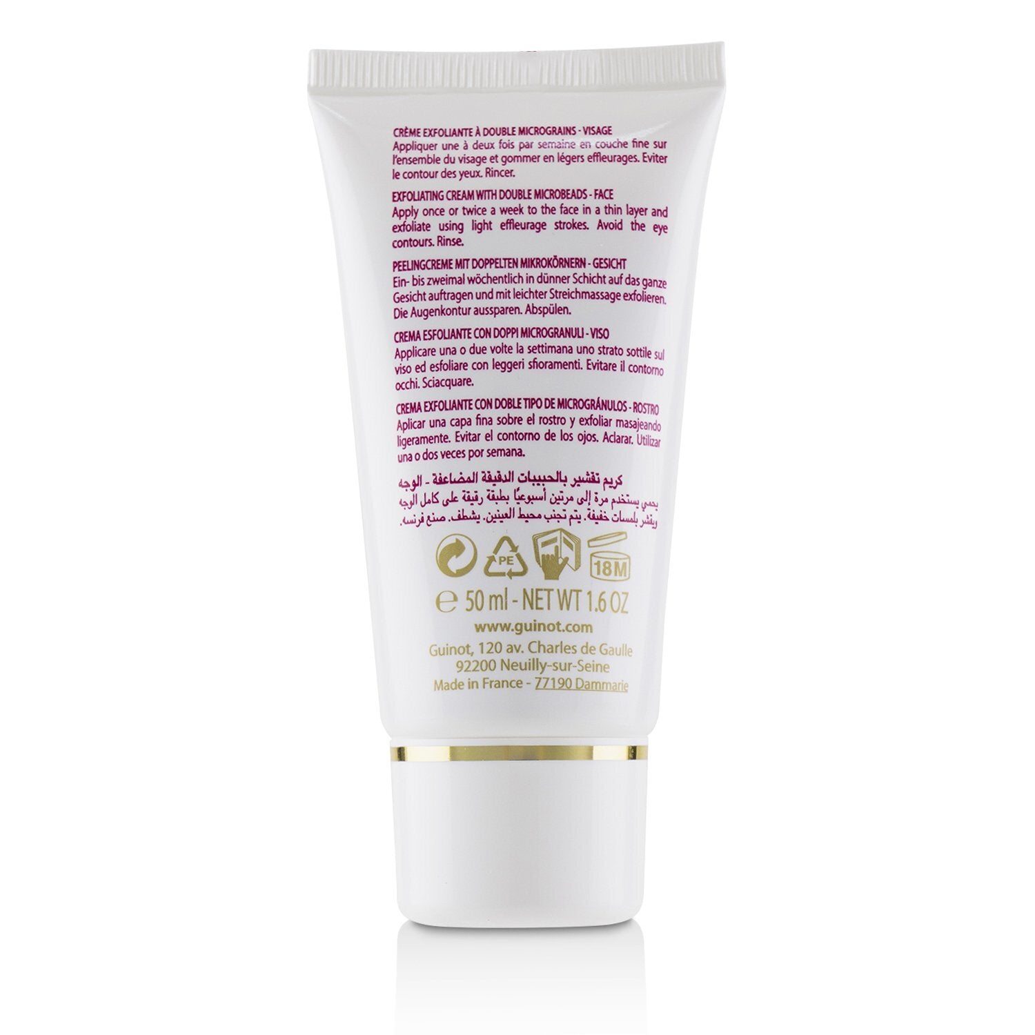 Guinot Gommage Eclat Parfait Scrub - Exfoliating Cream With Double Microbeads (F