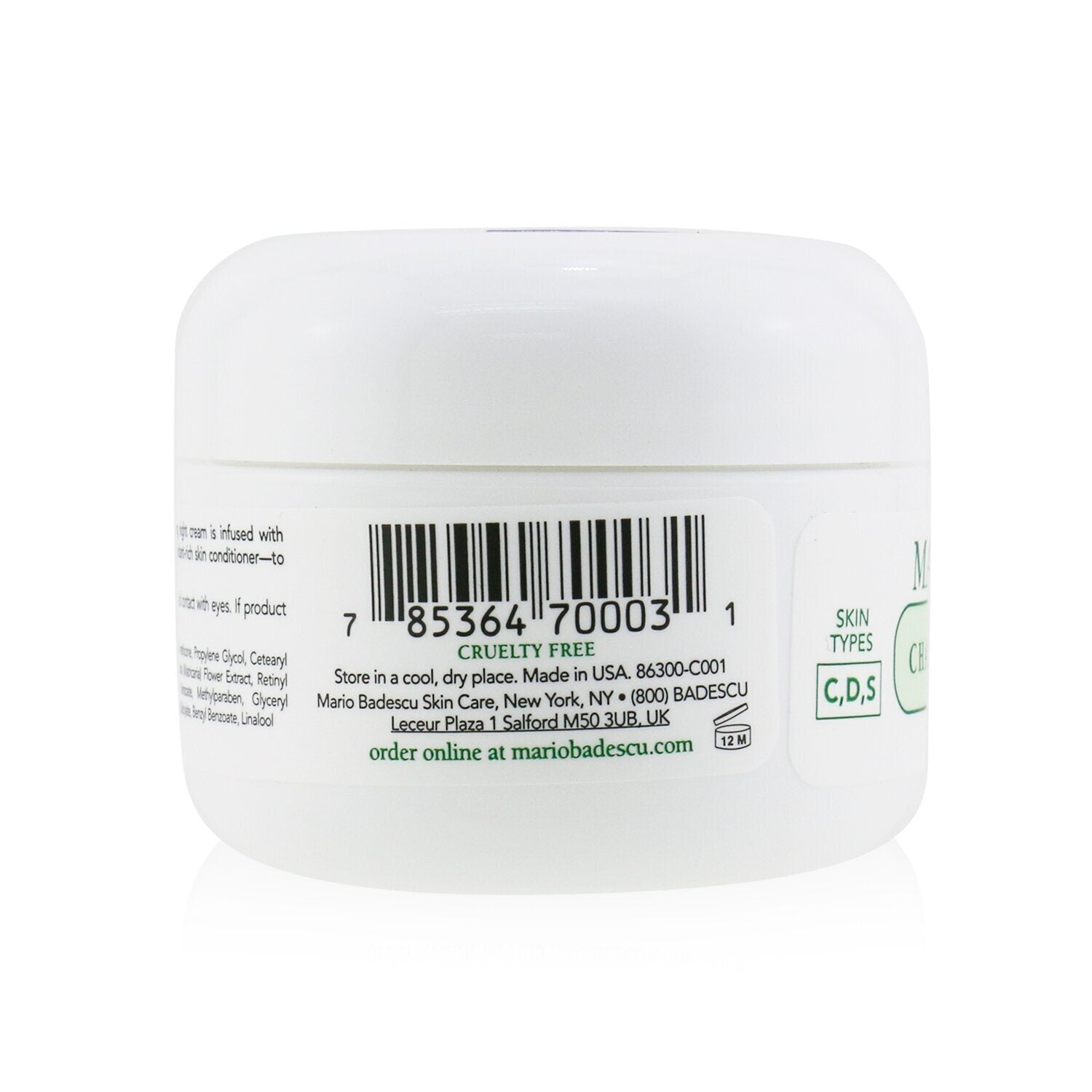 Mario Badescu Chamomile Night Cream - For Combination/ Dry/ Sensitive Skin Types