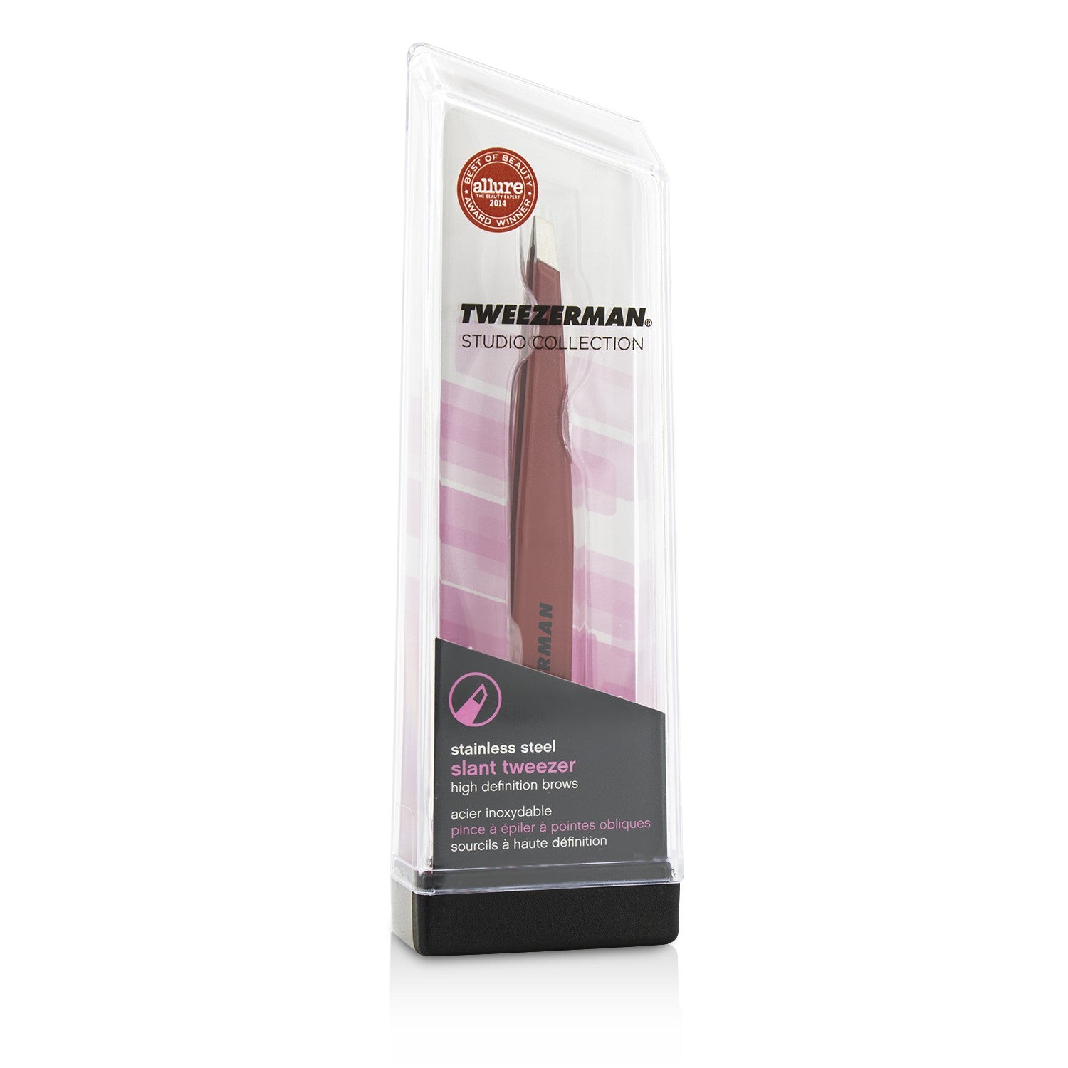 Tweezerman Slant Tweezer - Signature Red (Studio Collection) -