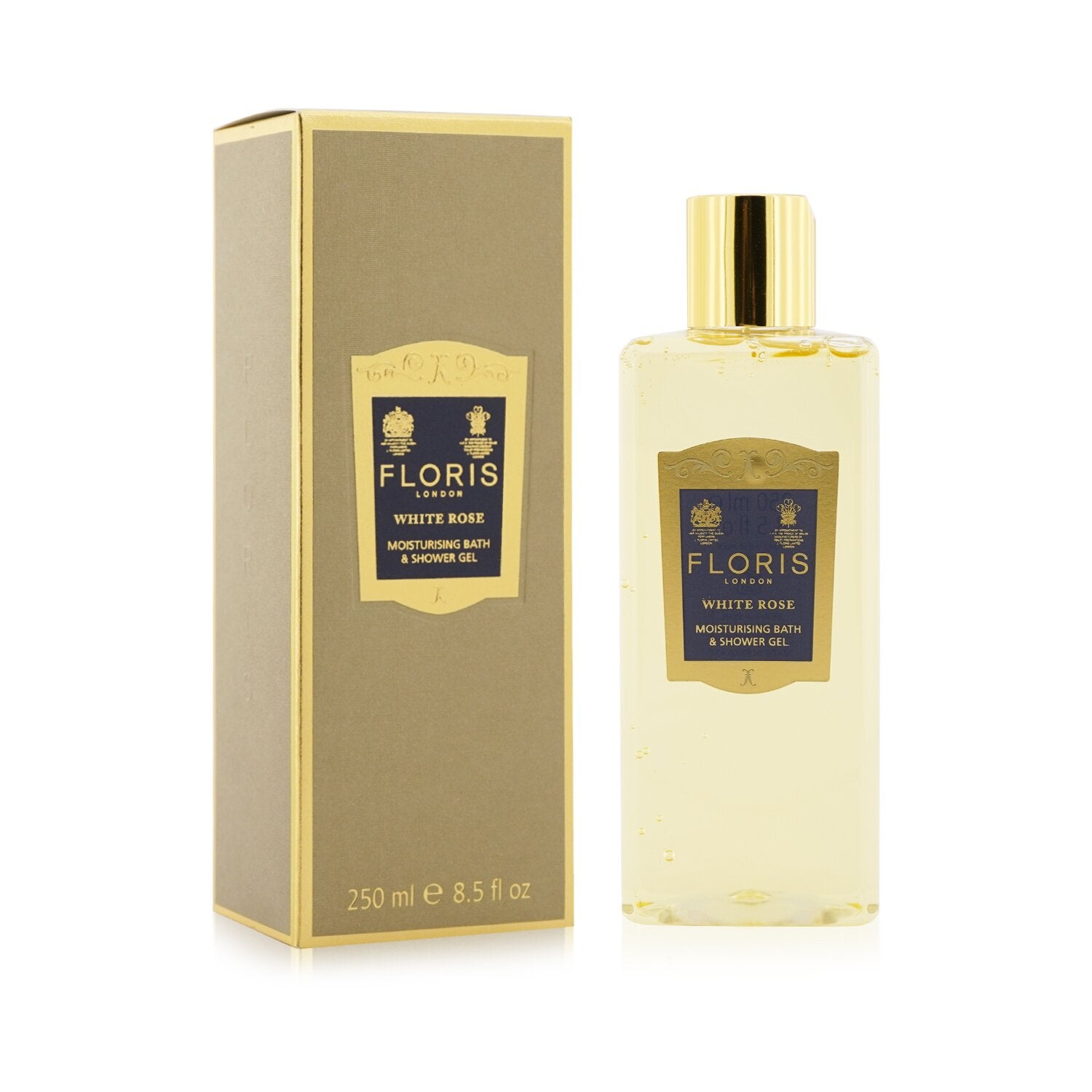 Floris White Rose Moisturising Bath & Shower Gel 250ml/8.5oz