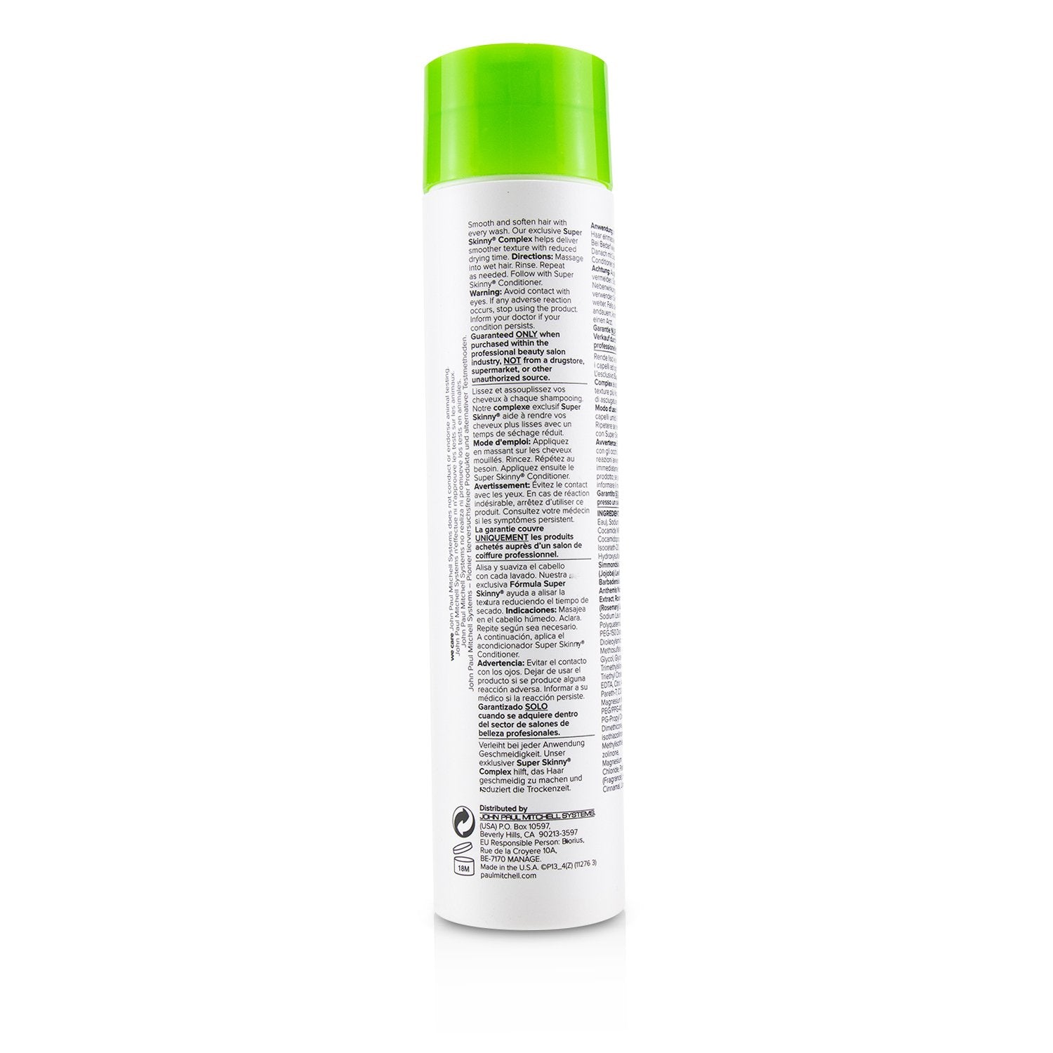 Paul Mitchell Super Skinny Shampoo (Smoothes Frizz - Softens Texture) 300ml/10.