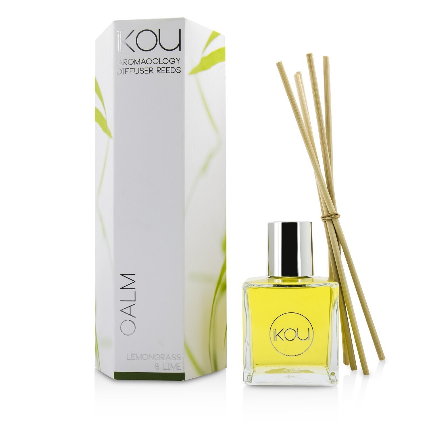 iKOU Aromacology Diffuser Reeds - Calm (Lemongrass & Lime - 9 months supply) 175