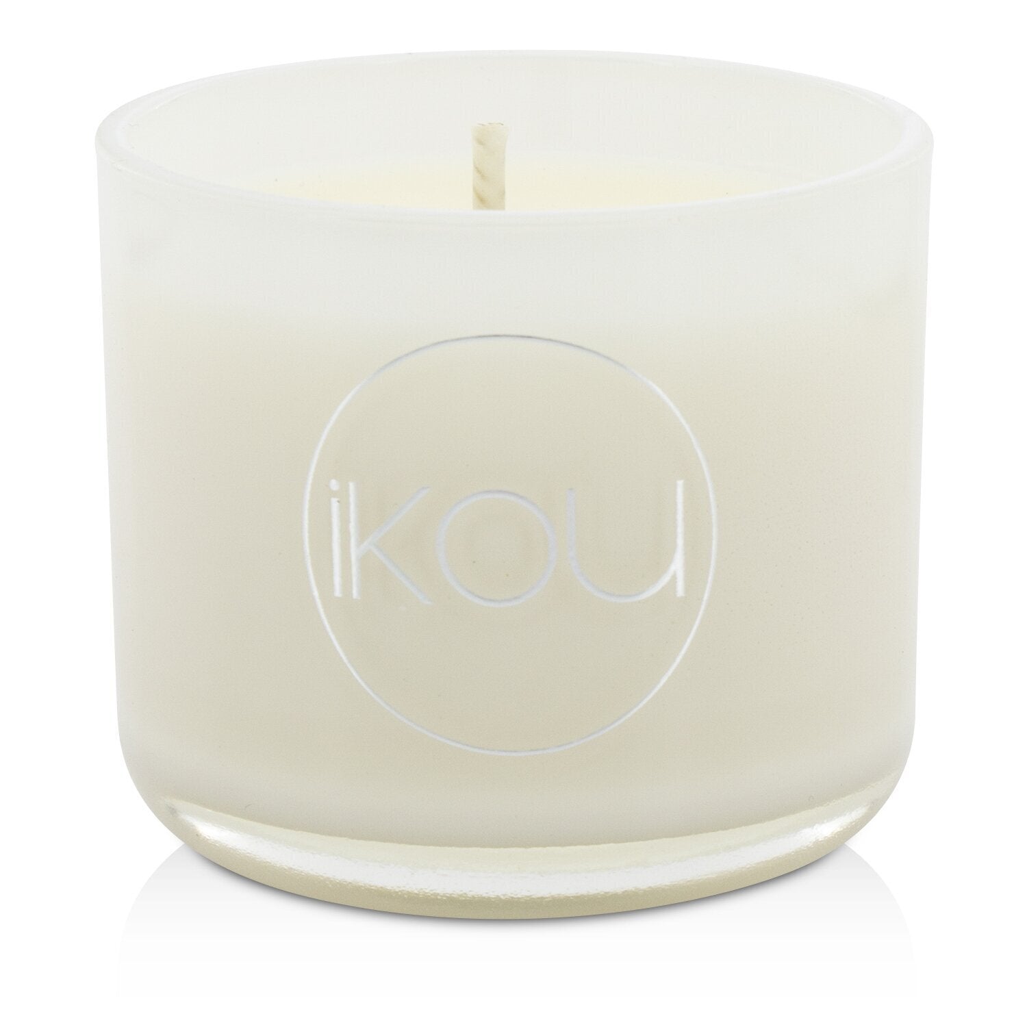 iKOU Eco-Luxury Aromacology Natural Wax Candle Glass - Zen (Green Tea & Cherry B