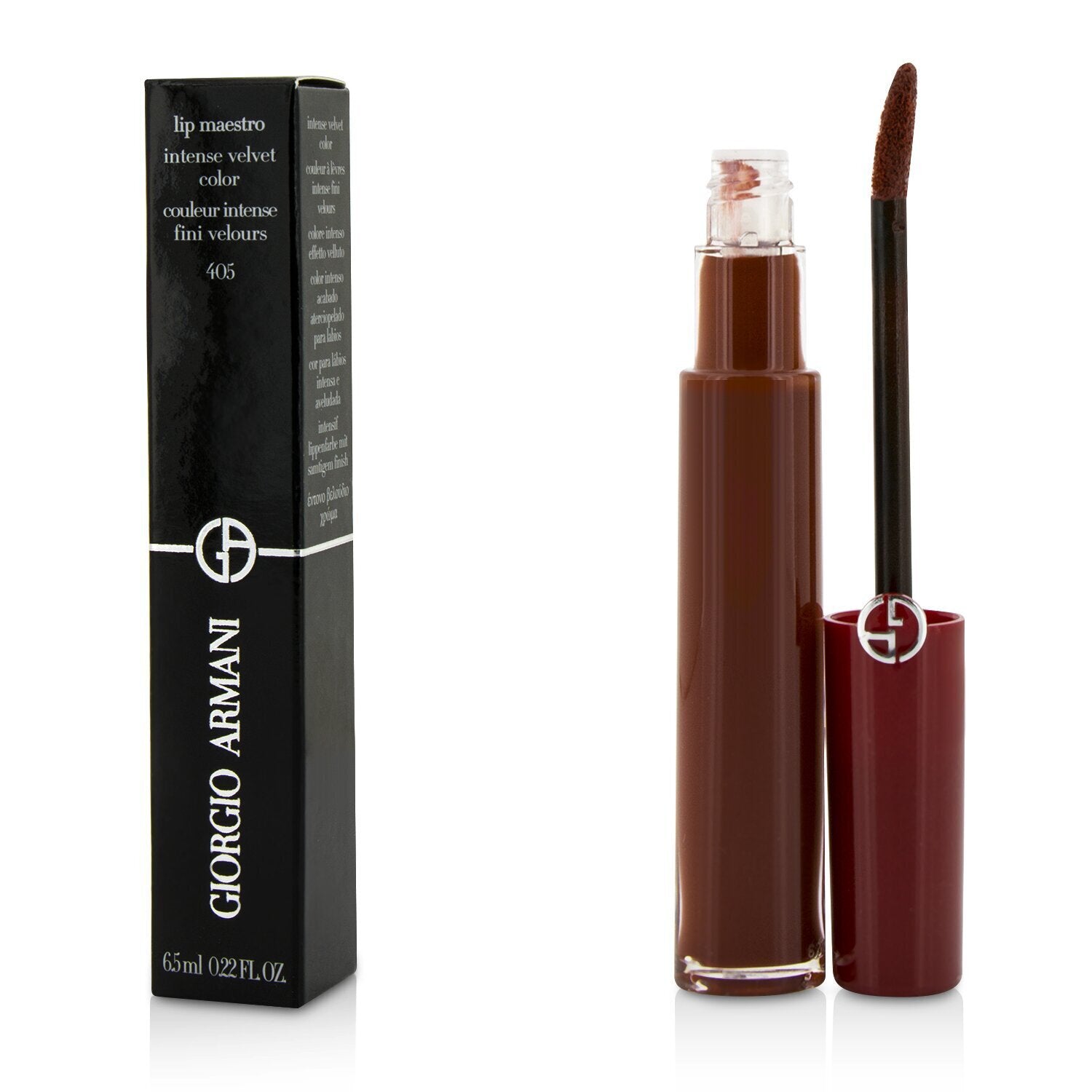 Giorgio Armani Lip Maestro Intense Velvet Color (Liquid Lipstick) - # 405 (Sulta