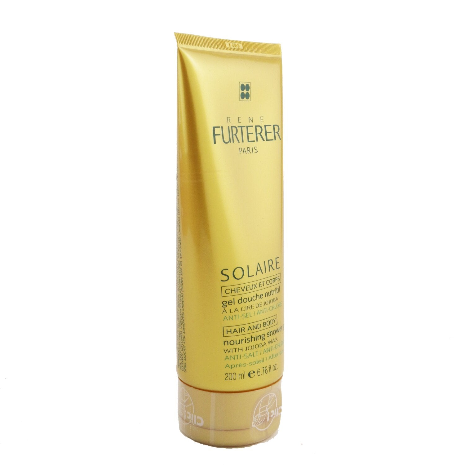Rene Furterer Solaire Nourishing Shower Gel with Jojoba Wax (Hair and Body) 200m