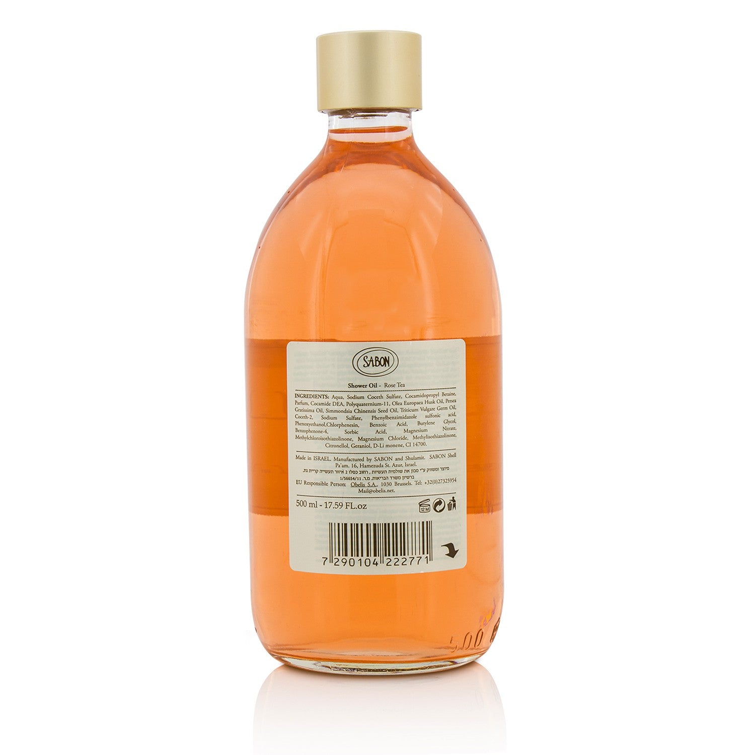 Sabon Shower Oil - Rose Tea 500ml/17.59oz
