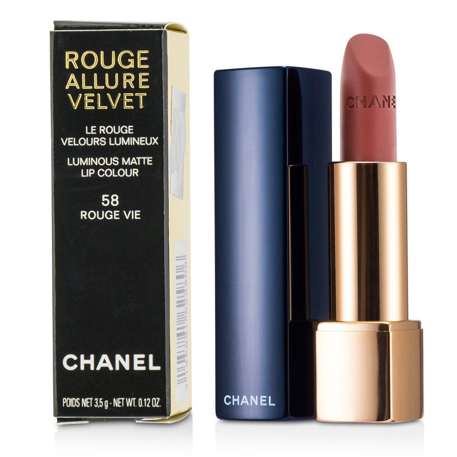 Chanel Rouge Allure Velvet - # 58 Rouge Vie 3.5g/0.12oz