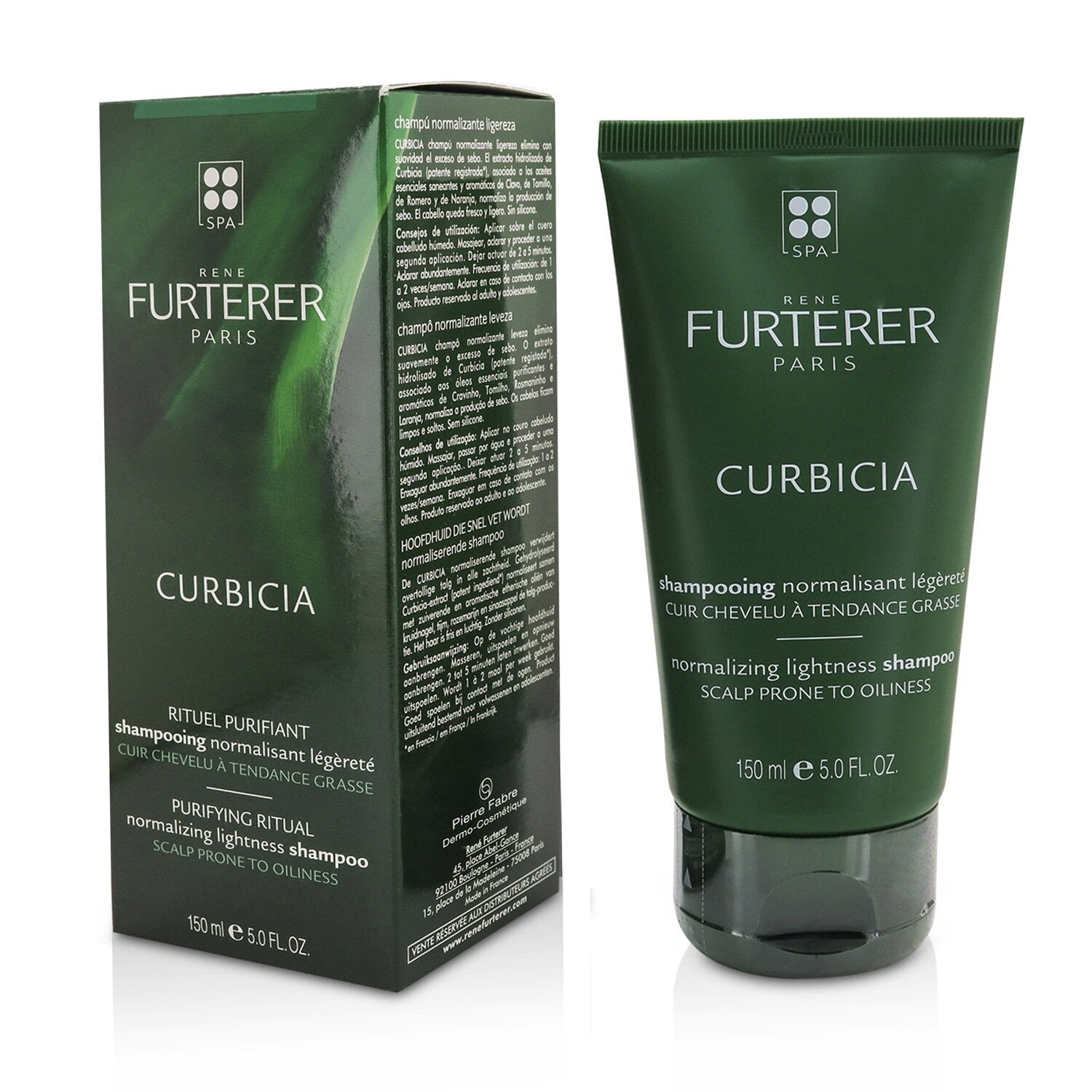 Rene Furterer Curbicia Purifying Ritual Normalizing Lightness Shampoo (Scalp Pro