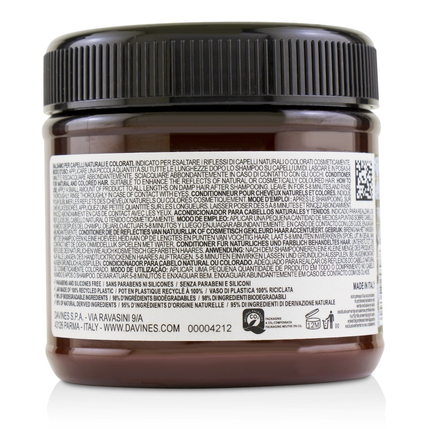 Davines Alchemic Conditioner - # Tobacco (For Natural & Coloured Hair) 250ml/8.8