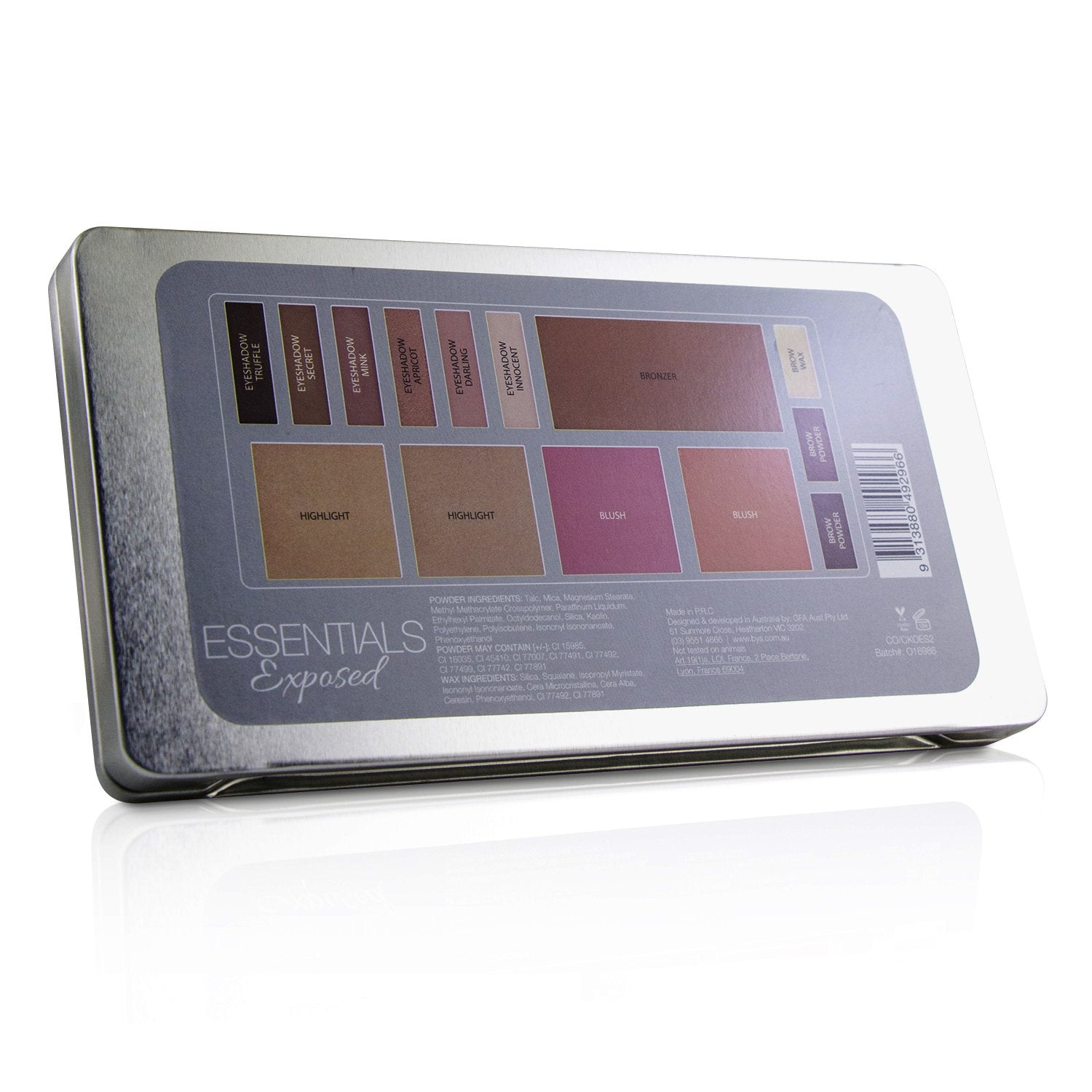 BYS Essentials Exposed Palette (Face, Eye & Brow, 1x Applicator) 24g/0.8oz