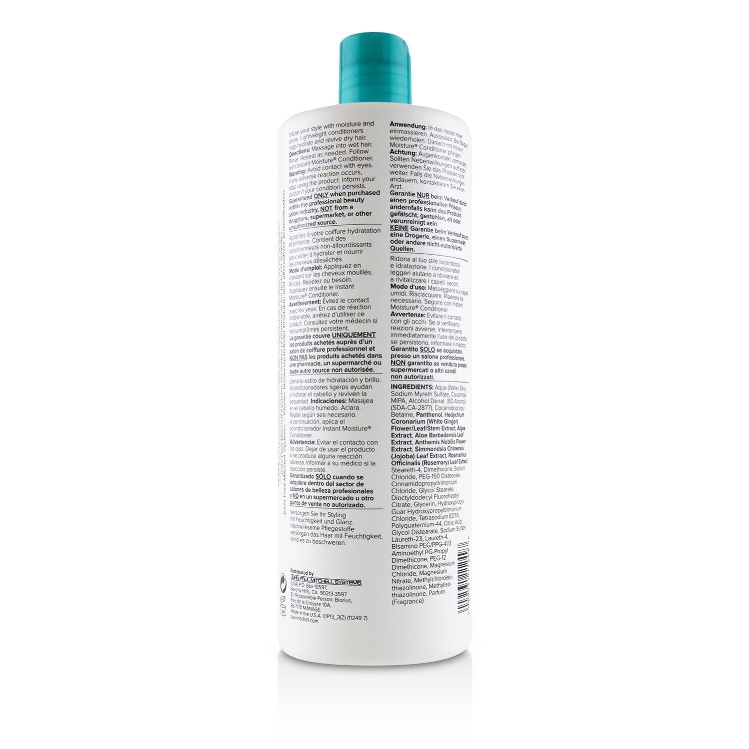Paul Mitchell Instant Moisture Shampoo (Hydrates - Revives) 1000ml/33.8oz