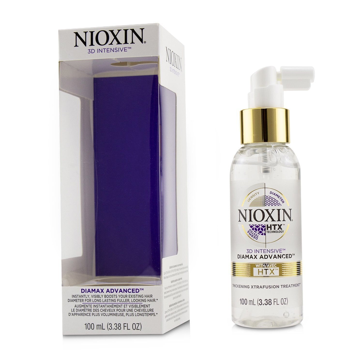 Nioxin 3D Intensive Diamax Advanced Thickening Xtrafusion Treatment 100ml/3.38o