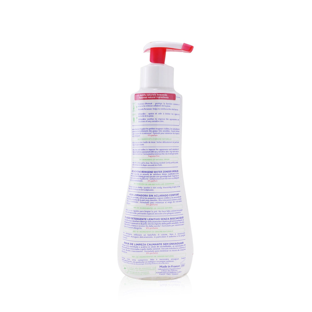 Mustela No Rinse Soothing Cleansing Water (Face & Diaper Area) - For Very Sensit