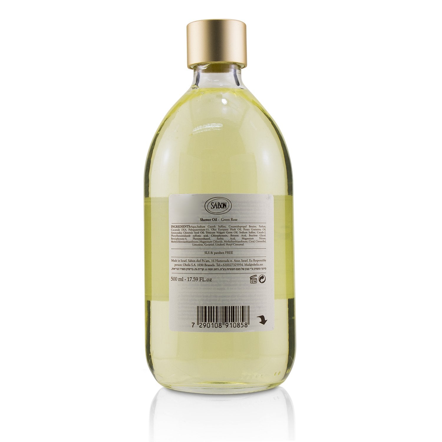 Sabon Shower Oil - Green Rose 500ml/17.59oz