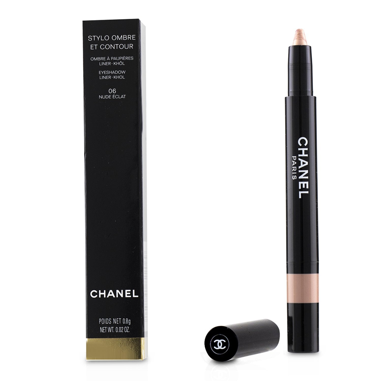 Chanel Stylo Ombre Et Contour (Eyeshadow Liner Khol) - # 06 Nude Eclat  0.8g 0.0