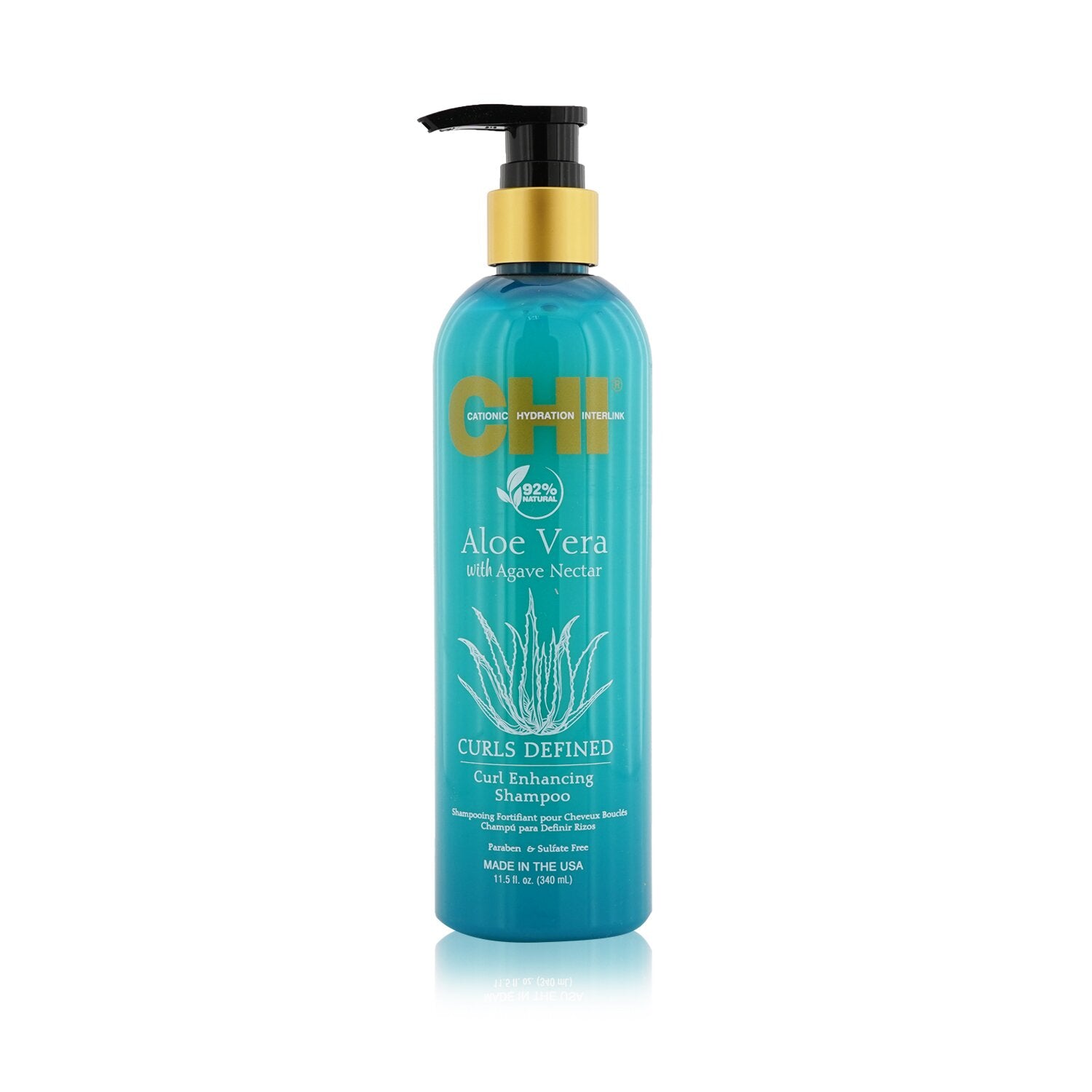 CHI Aloe Vera with Agave Nectar Curls Defined Curl Enhancing Shampoo 340ml/11.5o