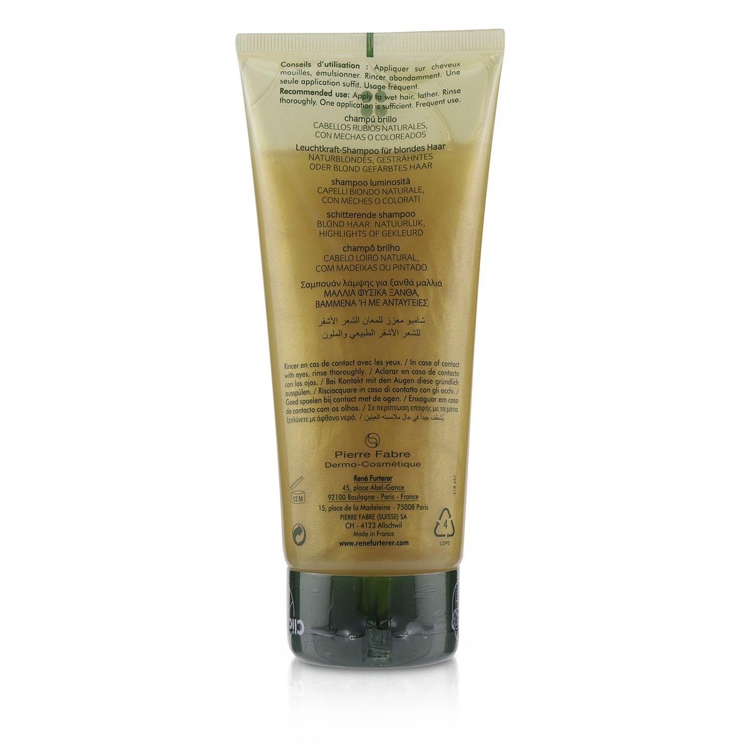 Rene Furterer Okara Blond Blonde Radiance Ritual Brightening Shampoo (Natural, H