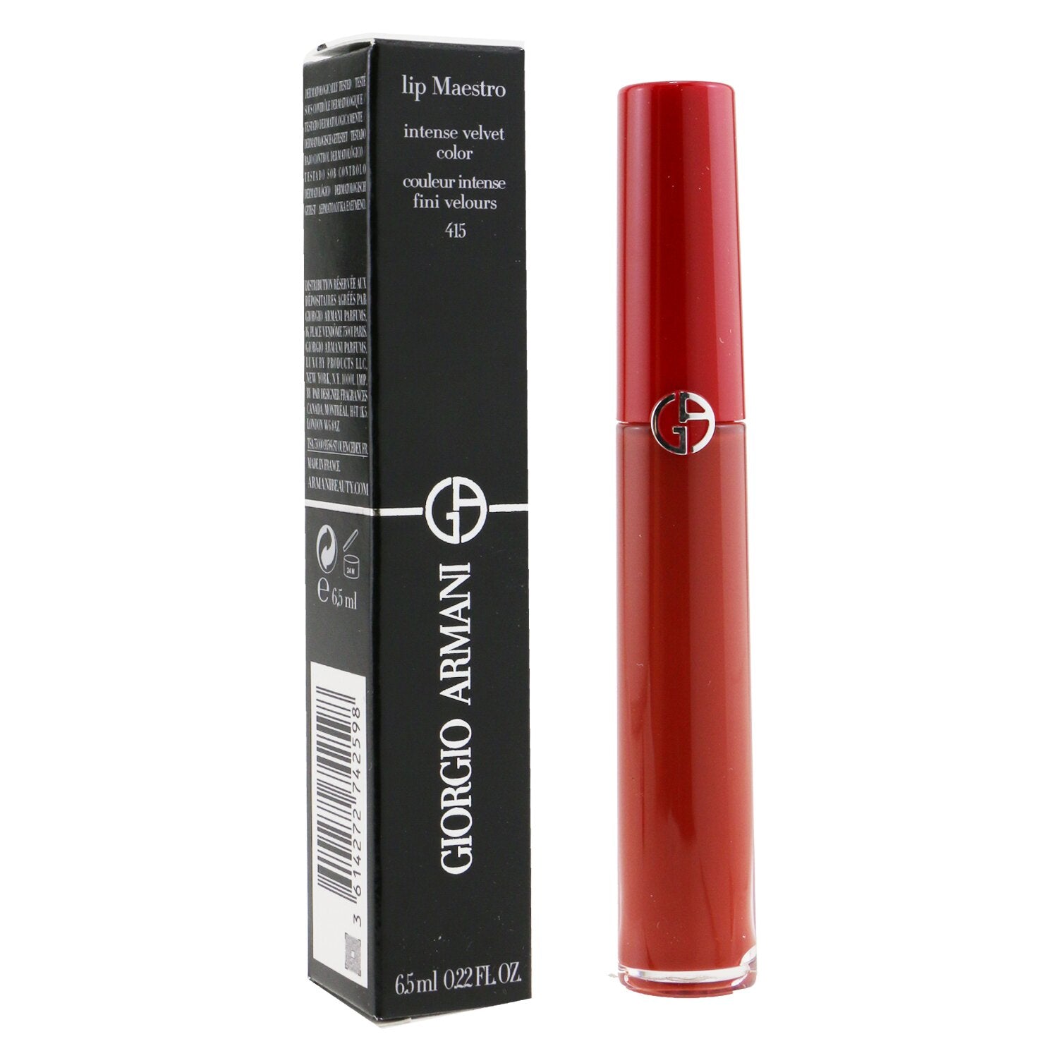 Giorgio Armani Lip Maestro Intense Velvet Color (Liquid Lipstick) - # 415 (Red W