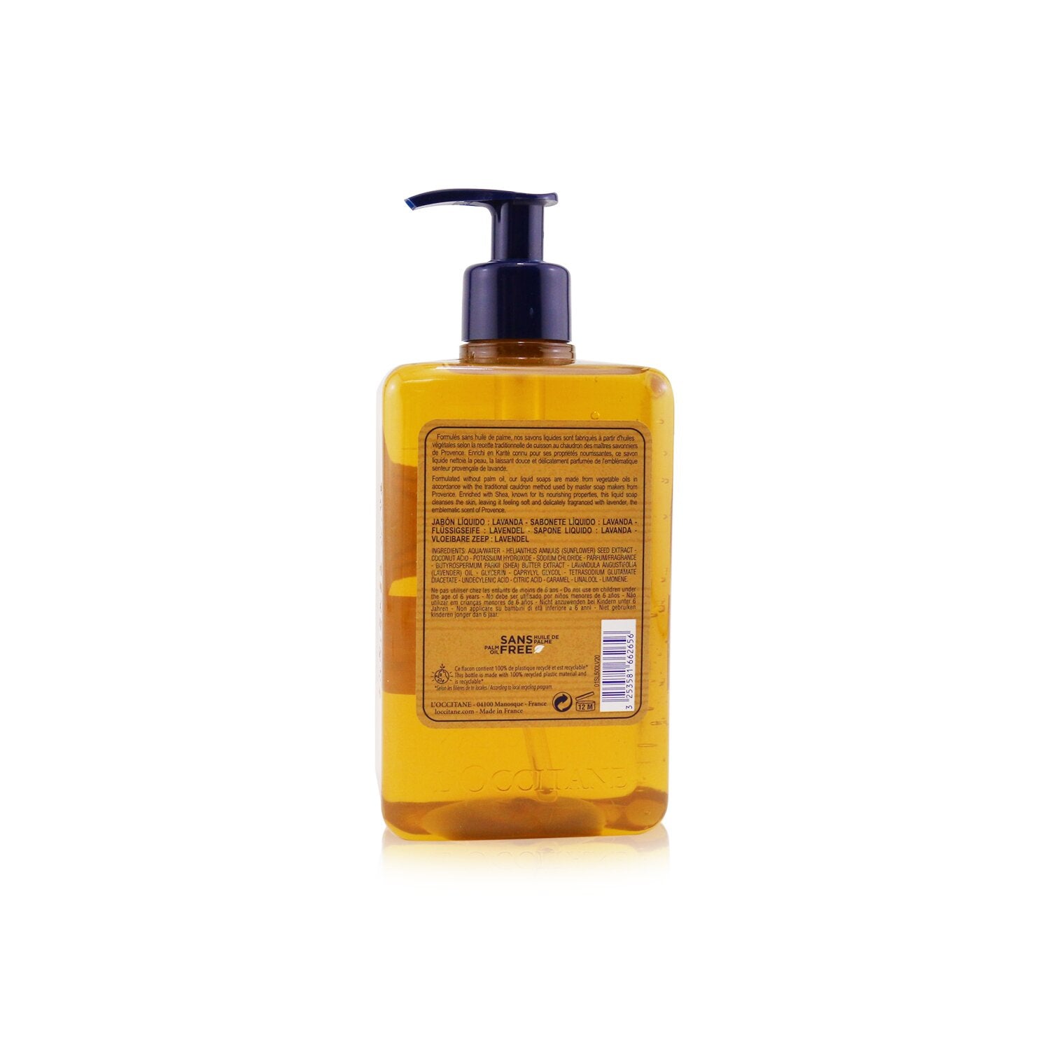 L'Occitane Lavender Liquid Soap For Hands & Body 500ml/16.9oz