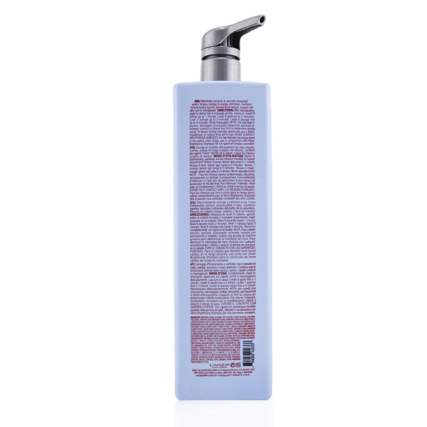 Lanza Healing ColorCare De-Brassing Blue Conditioner 1000ml/33.8oz