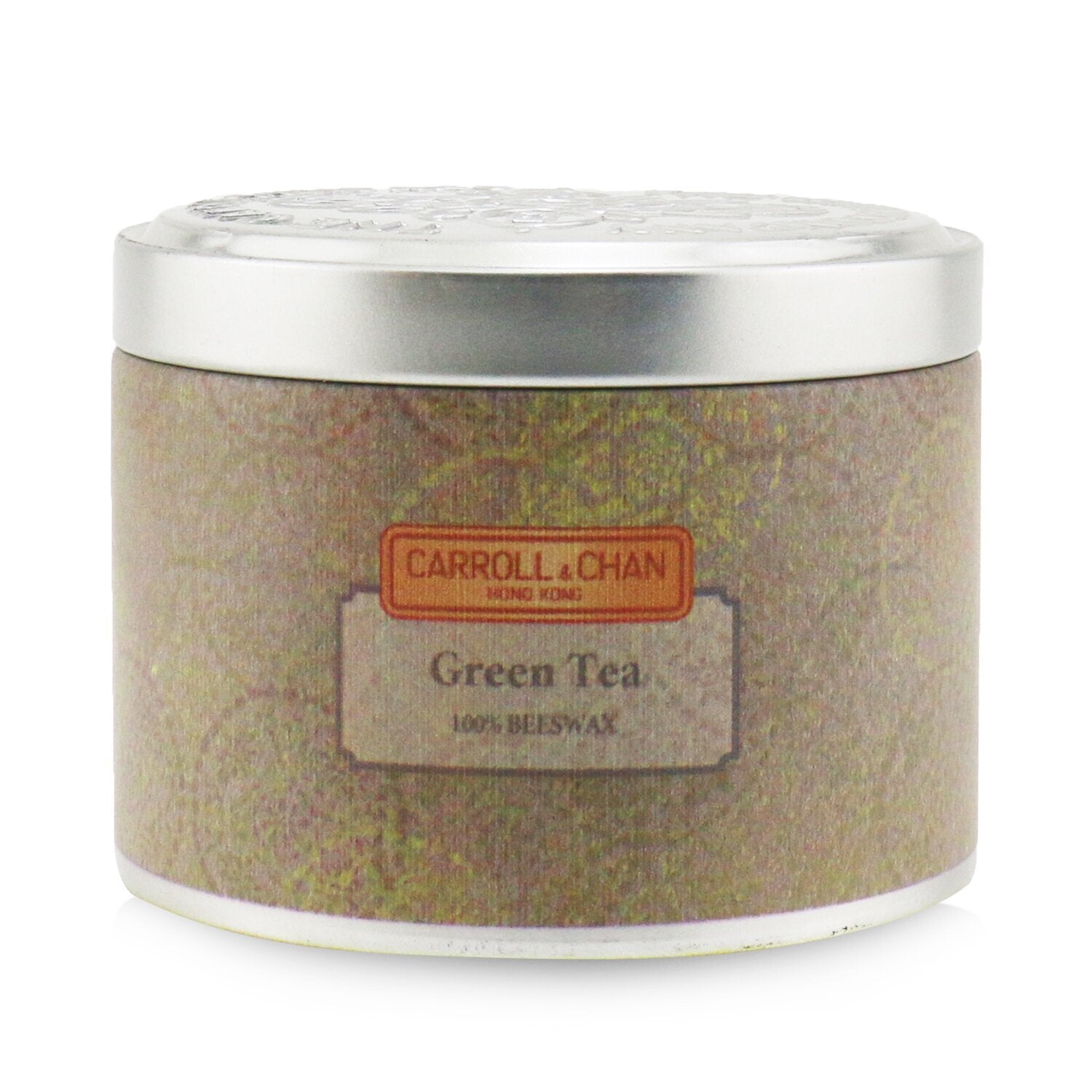 Carroll & Chan 100% Beeswax Tin Candle - Green Tea (8x6) cm