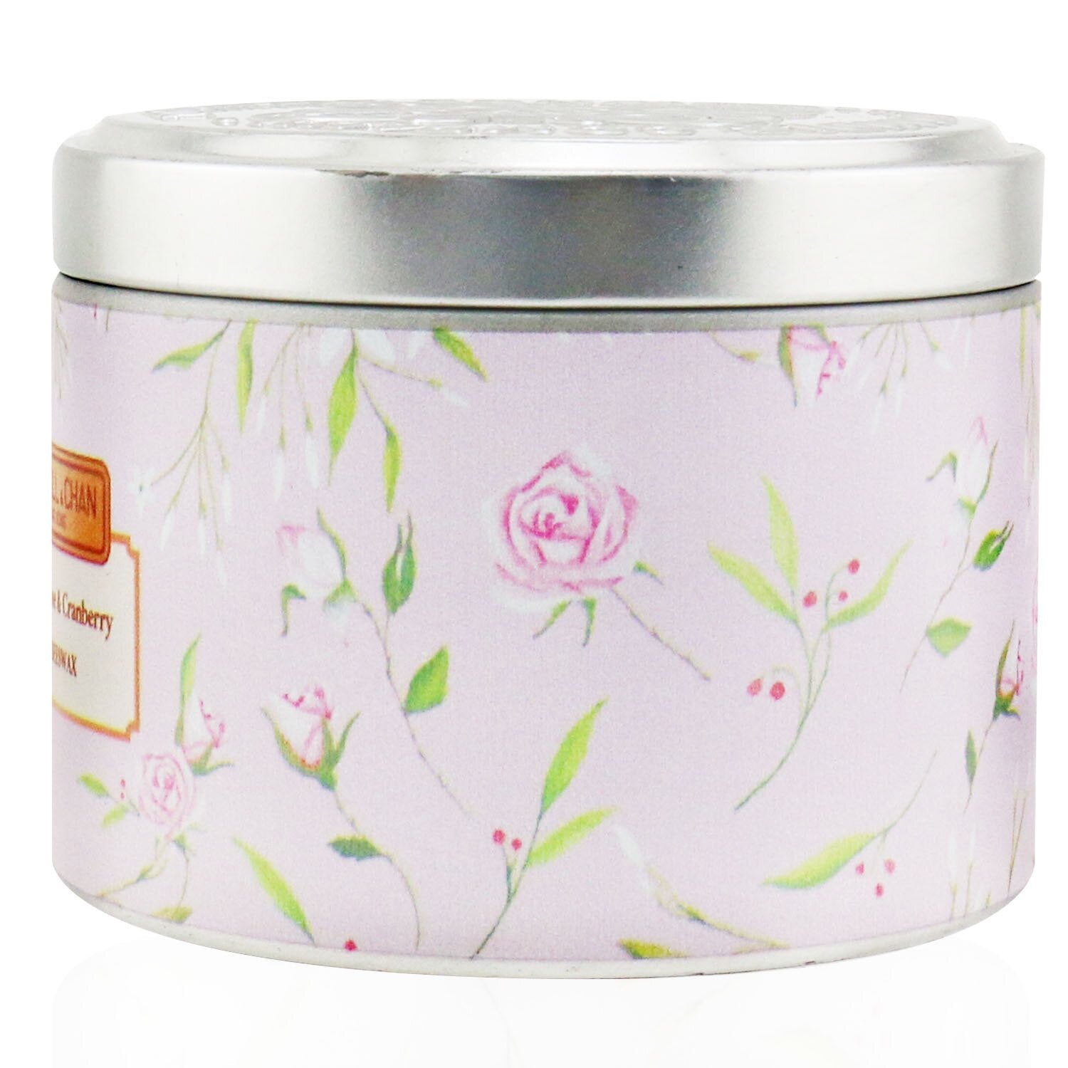 Carroll & Chan 100% Beeswax Tin Candle - Jasmine Rose Cranberry (8x6) cm