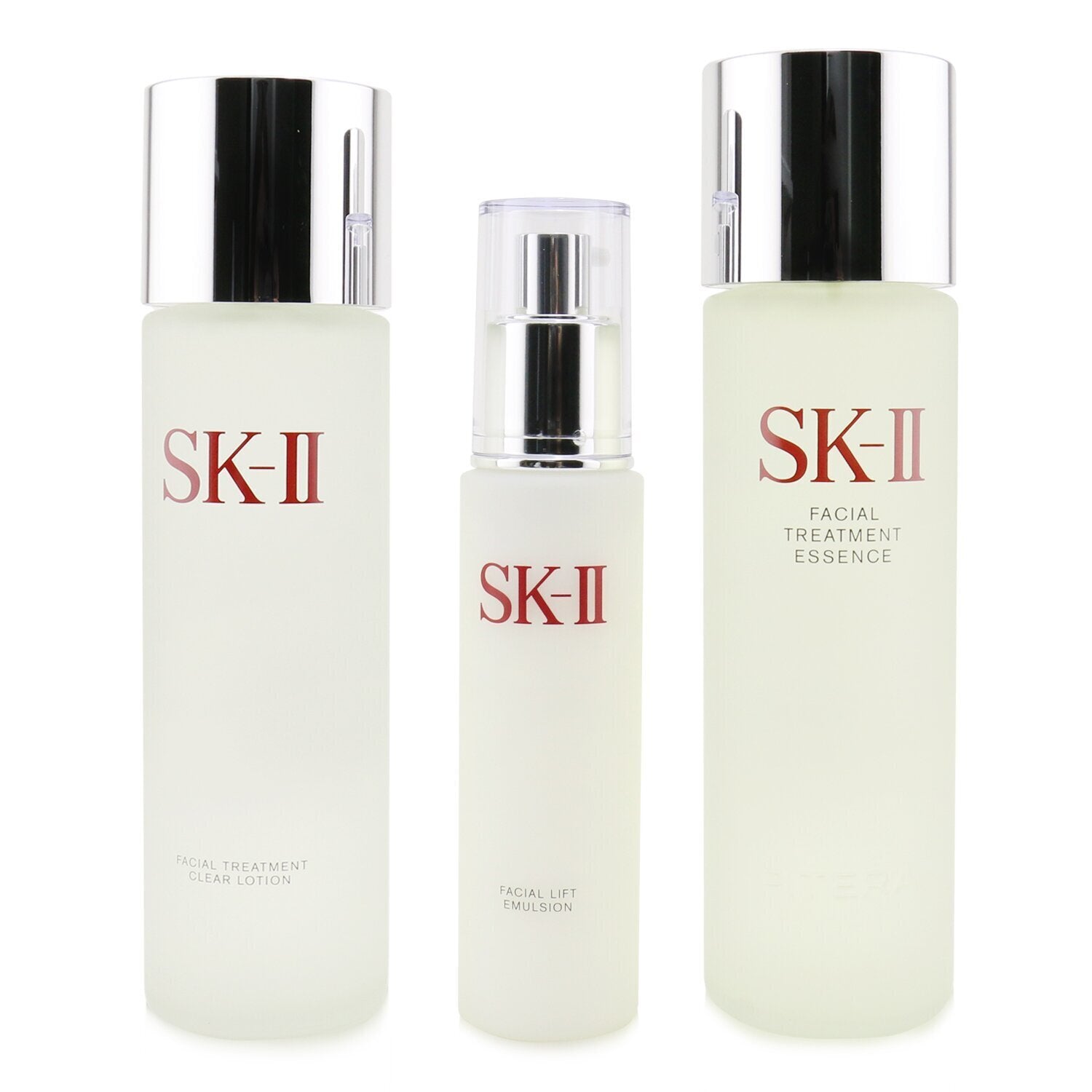 SK II Pitera Deluxe Hydrating 3-Pieces Set: Facial Treatment Essence 230ml + Fa