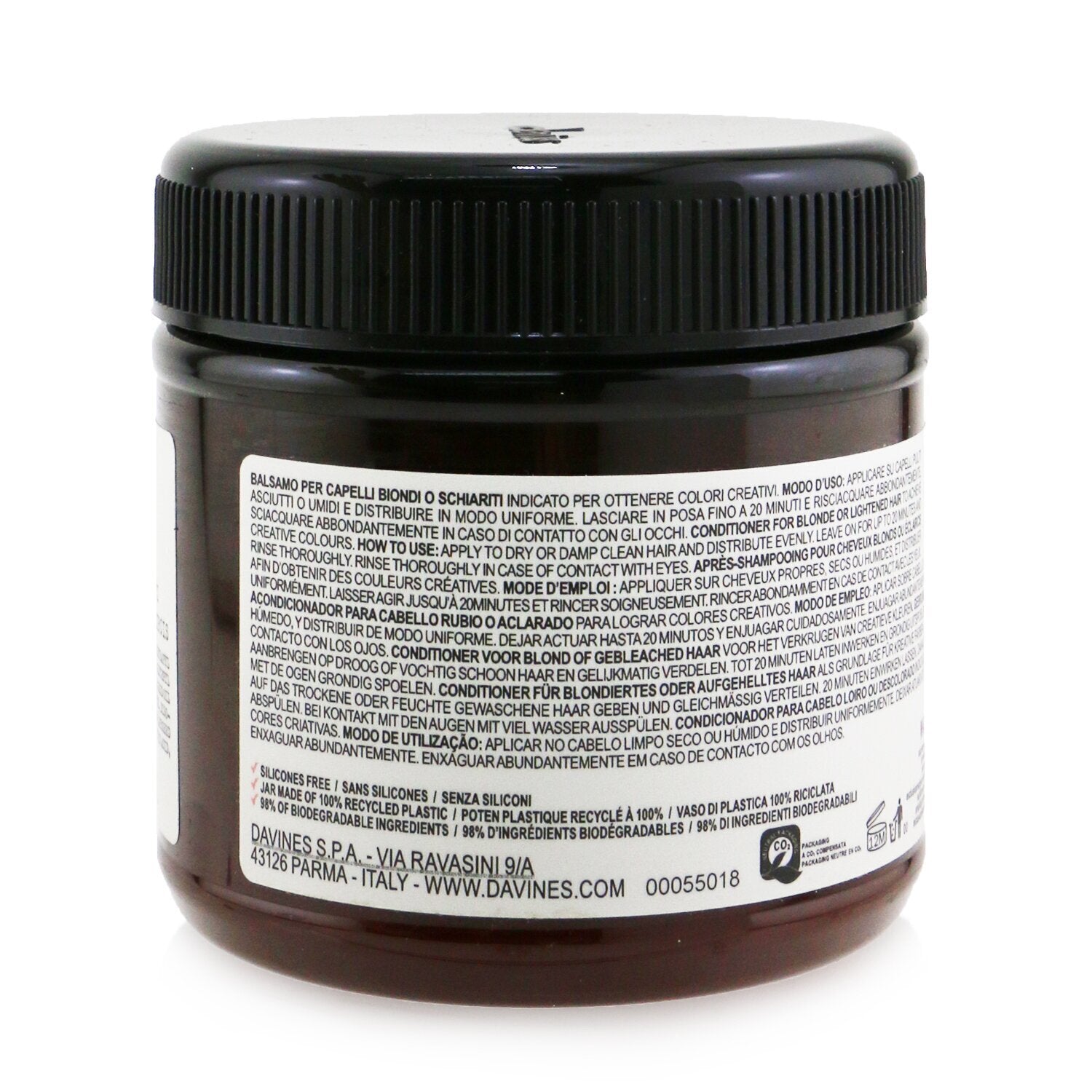 Davines Alchemic Creative Conditioner - # Coral (For Blonde and Lightened Hair)