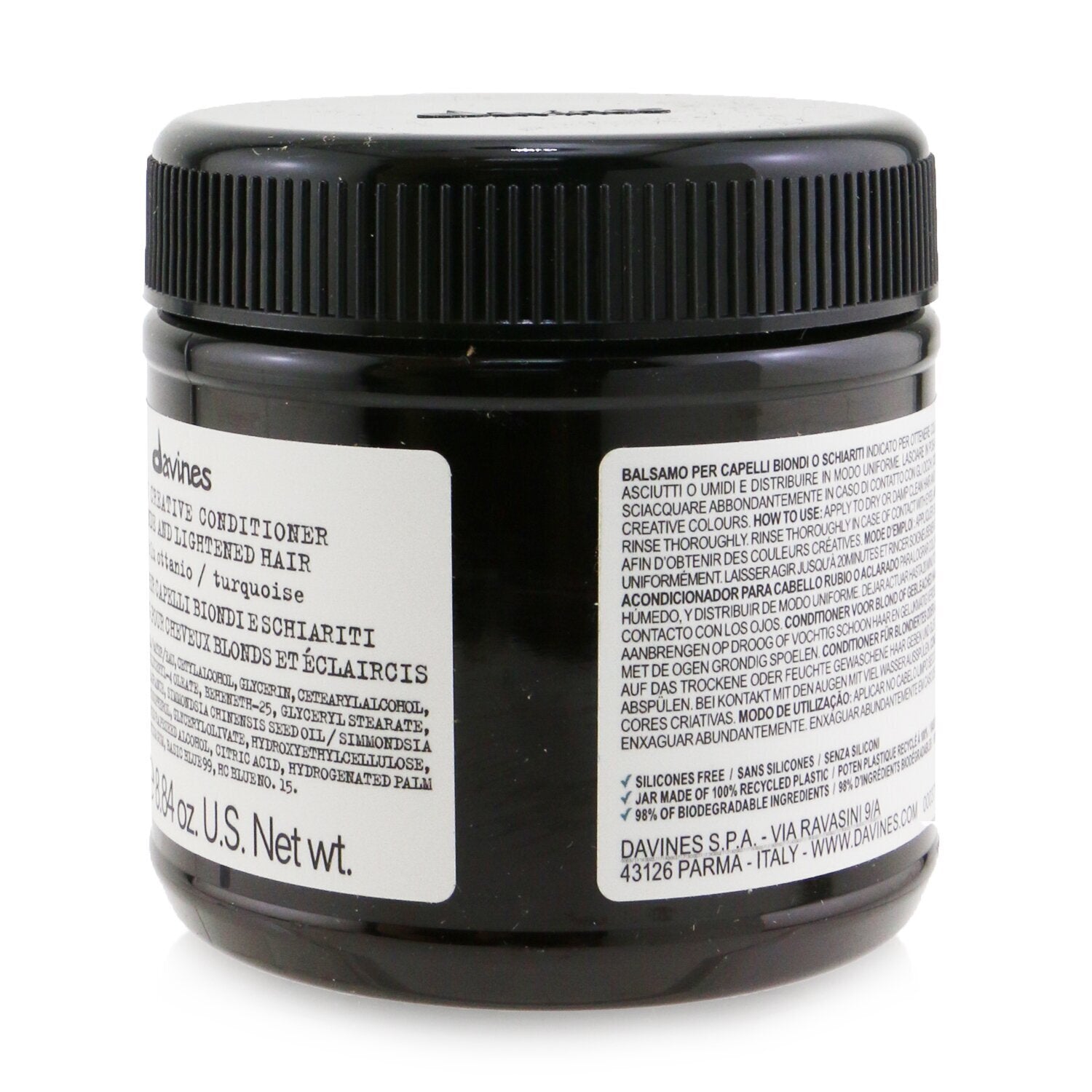 Davines Alchemic Creative Conditioner - # Teal (For Blonde and Lightened Hair) 2
