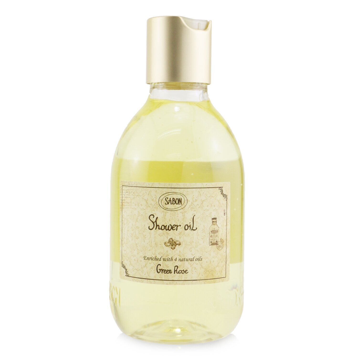 Sabon Shower Oil - Green Rose (Plastic Bottle) 300ml/10.5oz