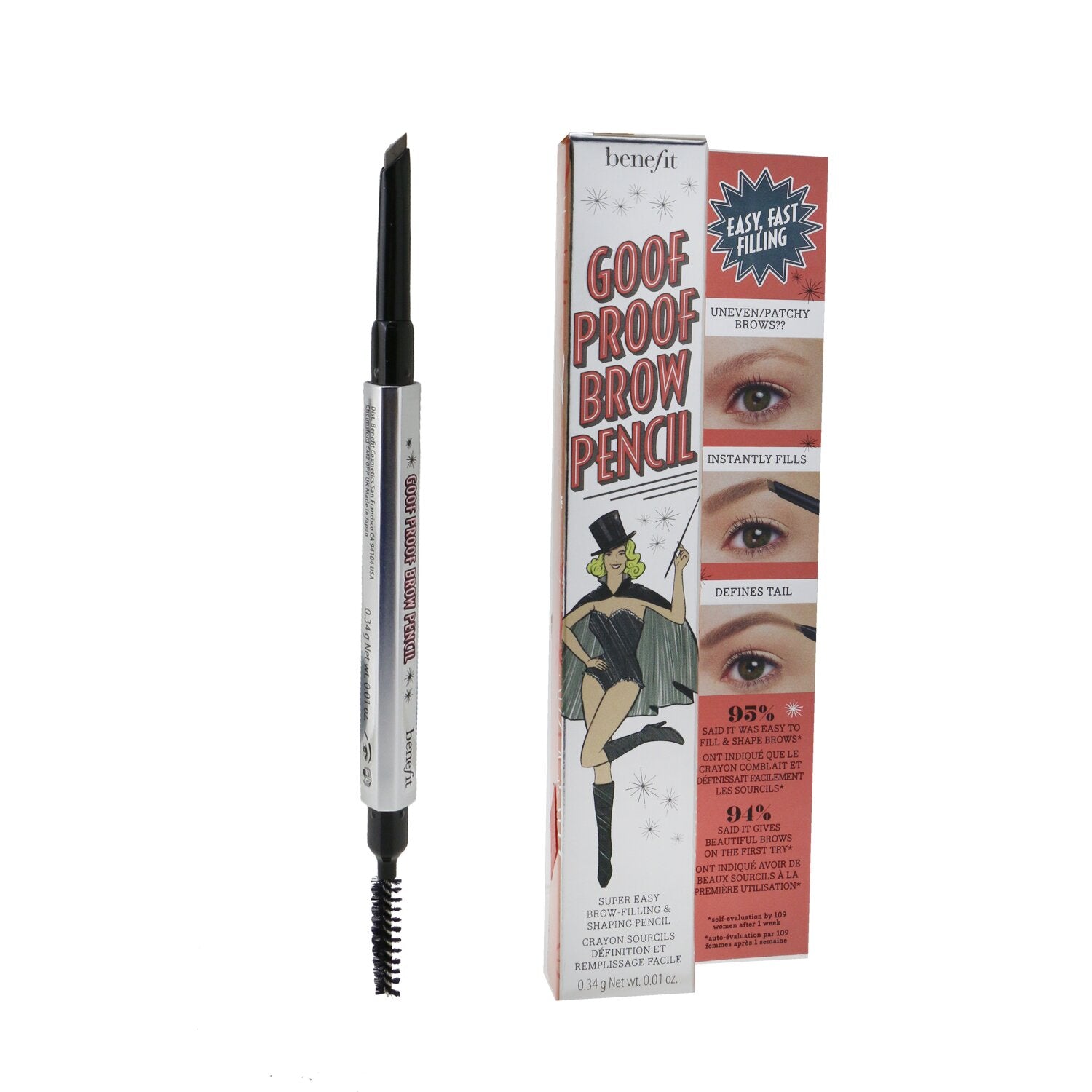 Benefit Goof Proof Brow Pencil - # 2.5 (Neutral Blonde) 0.34g/0.01oz