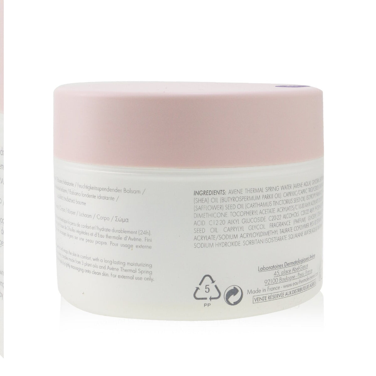 Avene Moisturizing Melt-in Balm For Body - For Dry Sensitive Skin 250ml/8.4oz