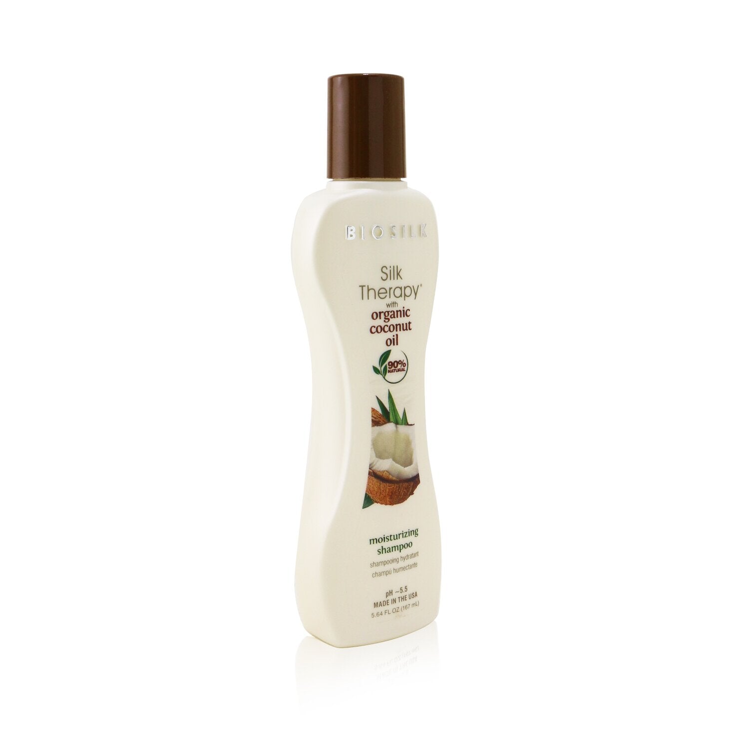 BioSilk Silk Therapy with Coconut Oil Moisturizing Shampoo 167ml/5.64oz