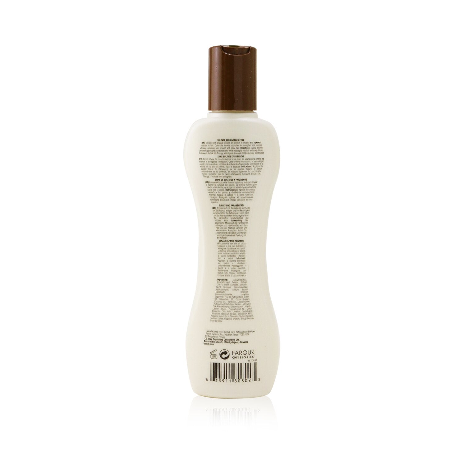 BioSilk Silk Therapy with Coconut Oil Moisturizing Shampoo 167ml/5.64oz