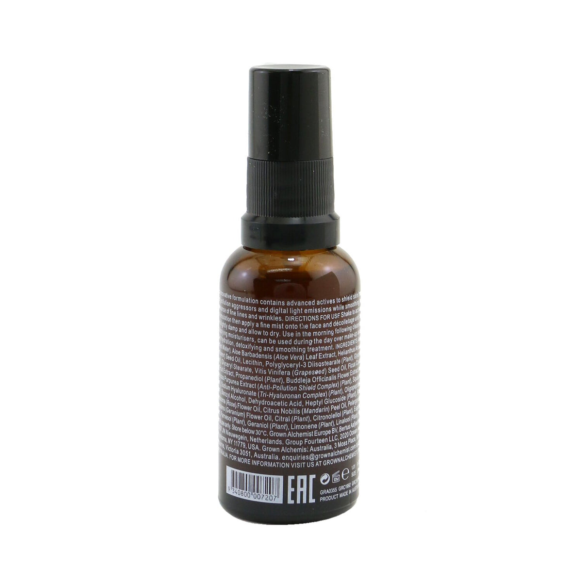 Grown Alchemist Anti-Pollution Mist - Anti-Pollution Shield Complex, Phyto-Pepti