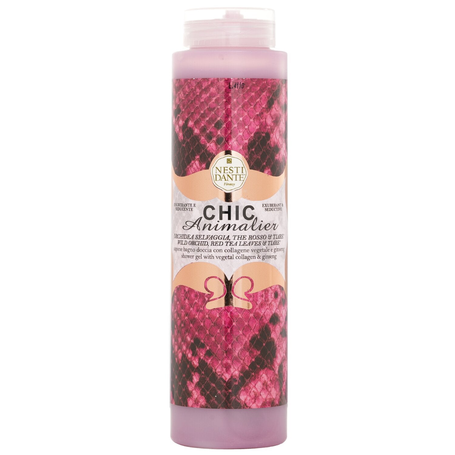 Nesti Dante Chic Animalier Shower Gel - Wild Orchid, Red Tea Leaves & Tiare 300m