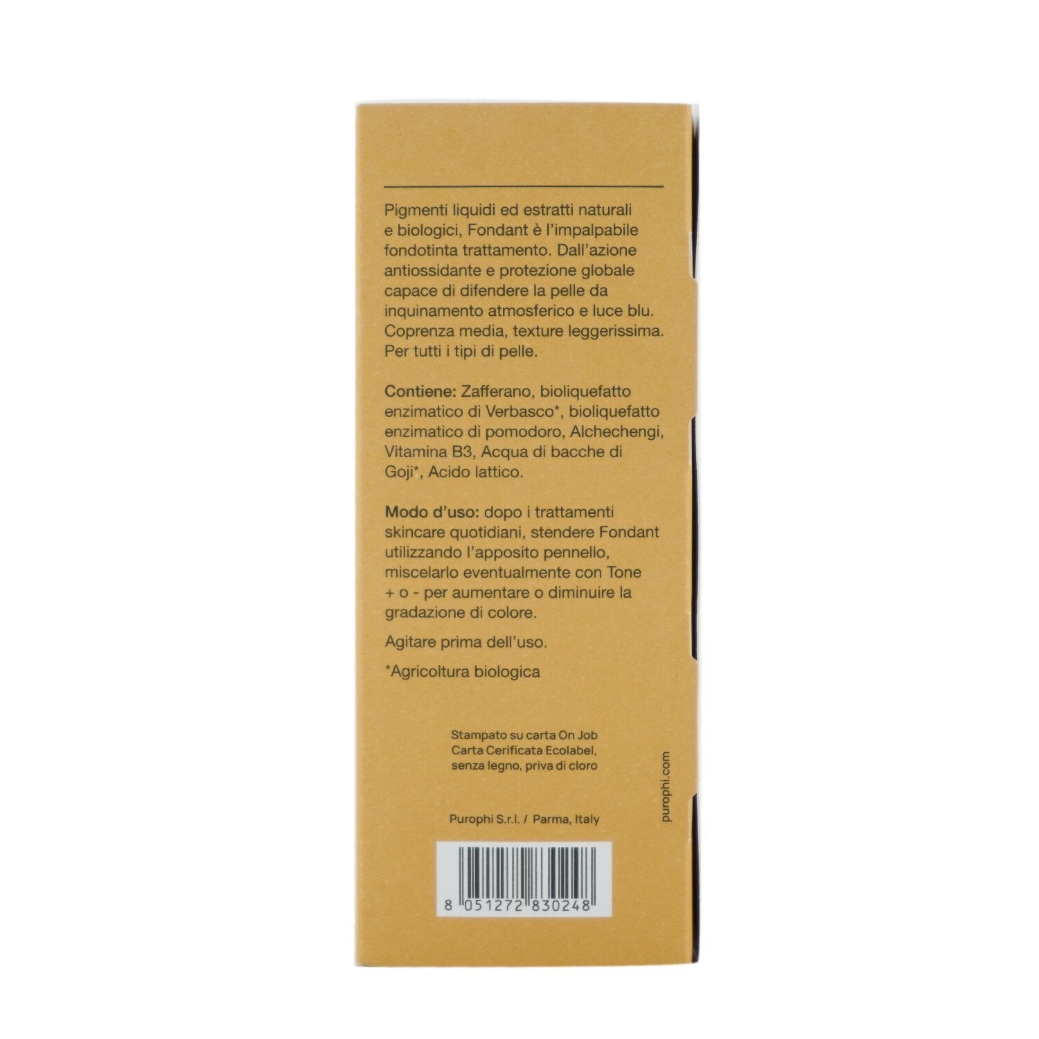PUROPHI Color x Skin Fondant Foundation - # R (Medium/Dark) 30ml/1.01oz