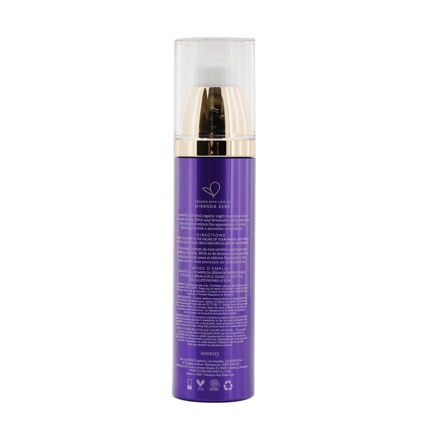 Kora Organics Noni Night AHA Resurfacing Serum 30ml/1.01oz