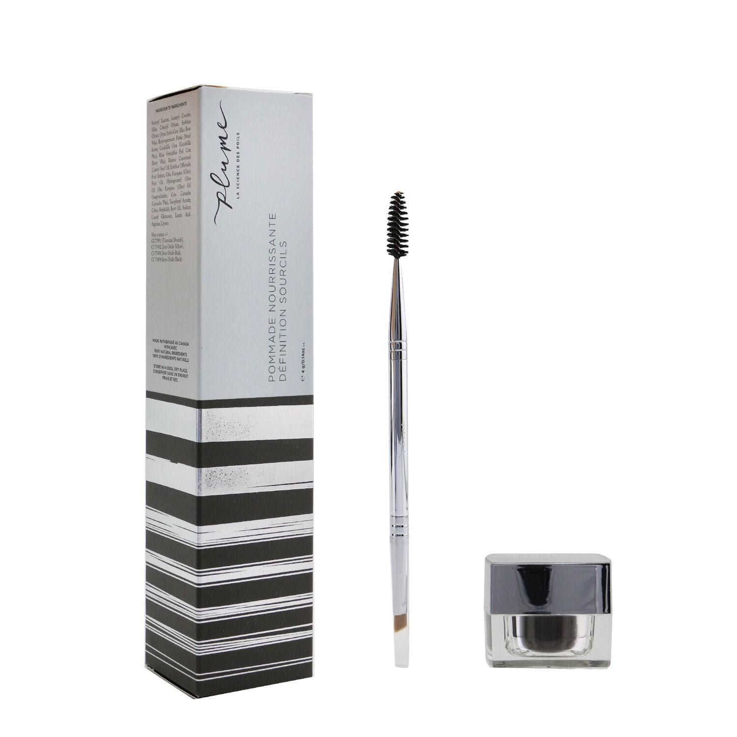 Plume Science Nourish & Define Brow Pomade (With Dual Ended Brush) - # Endless M