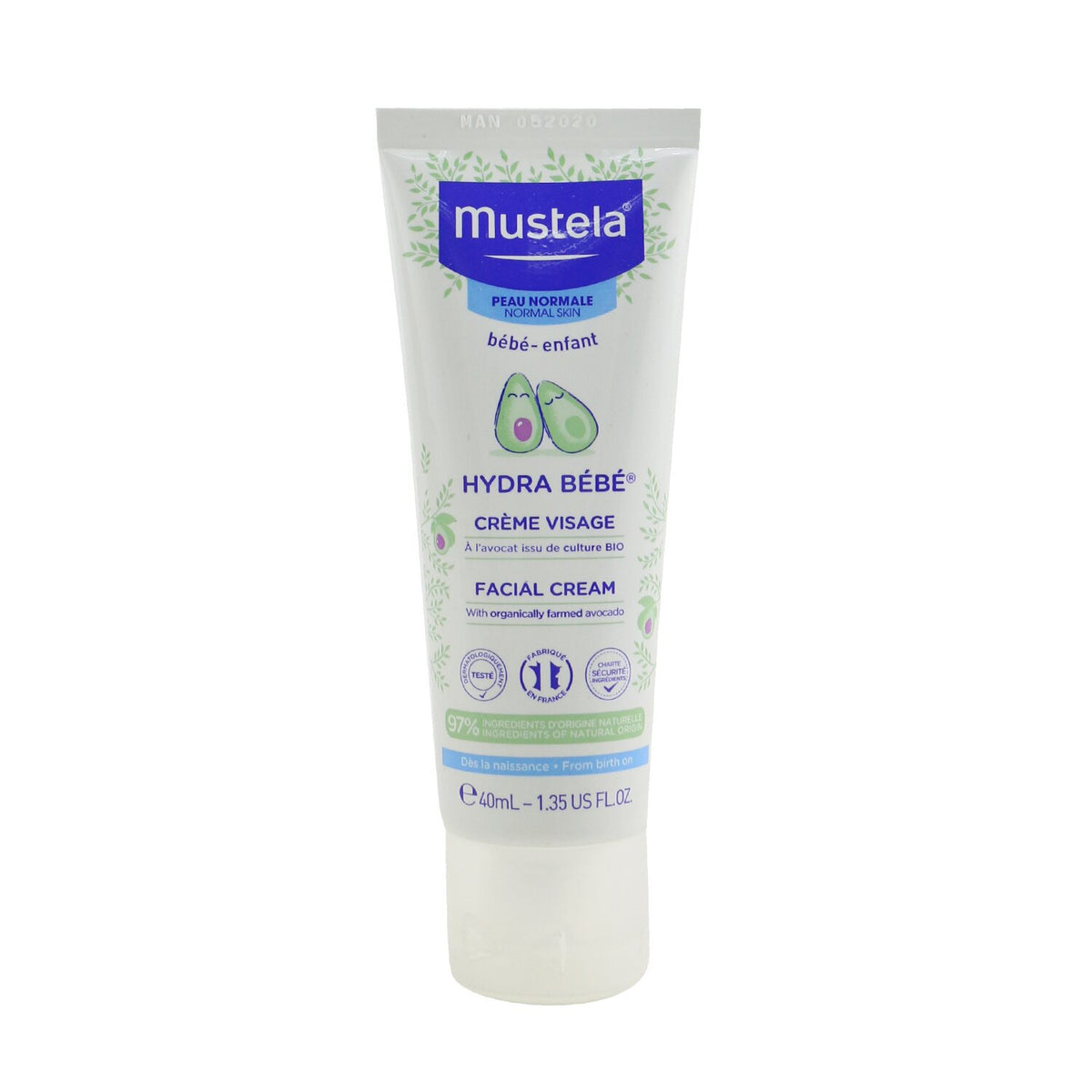 Mustela Hydra-Bebe Facial Cream With Organic Avocado - Normal Skin 40ml/1.35oz